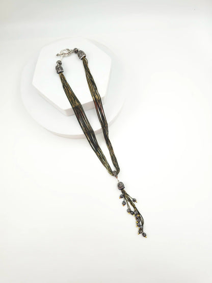 Italian Grace Tassel Radiance Necklace