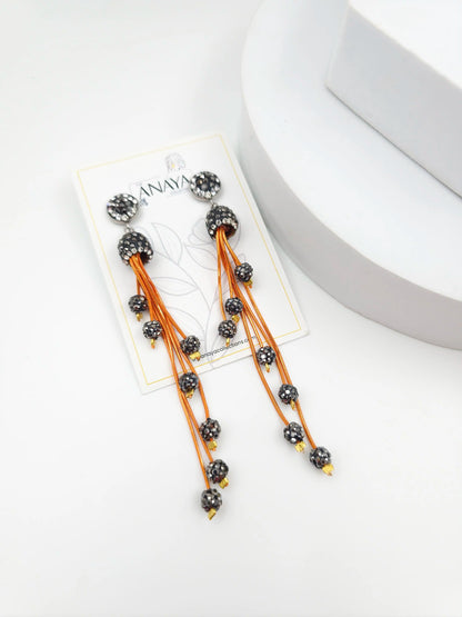 Italian Grace Tassel Radiance Earrings