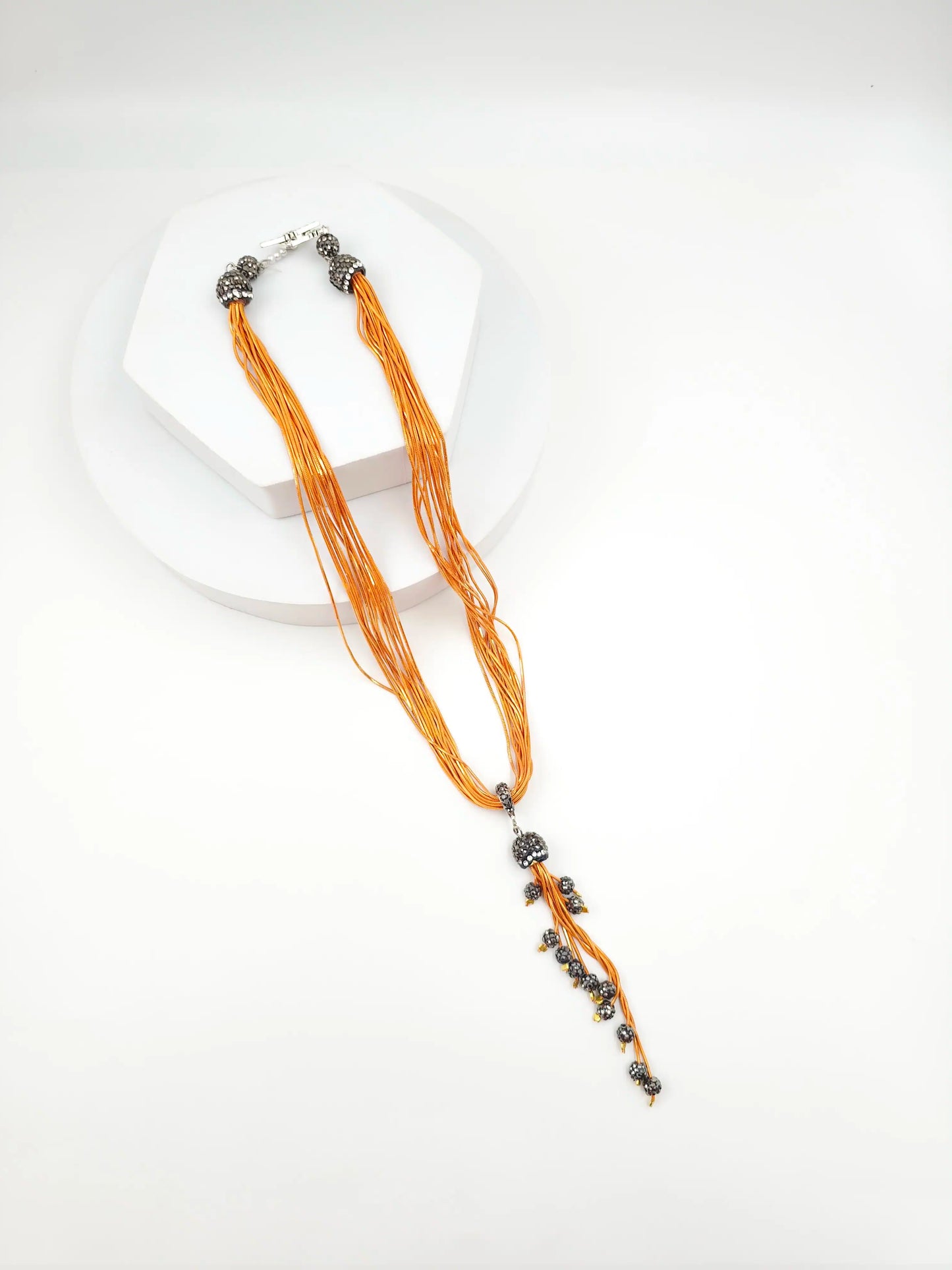 Italian Grace Tassel Radiance Necklace