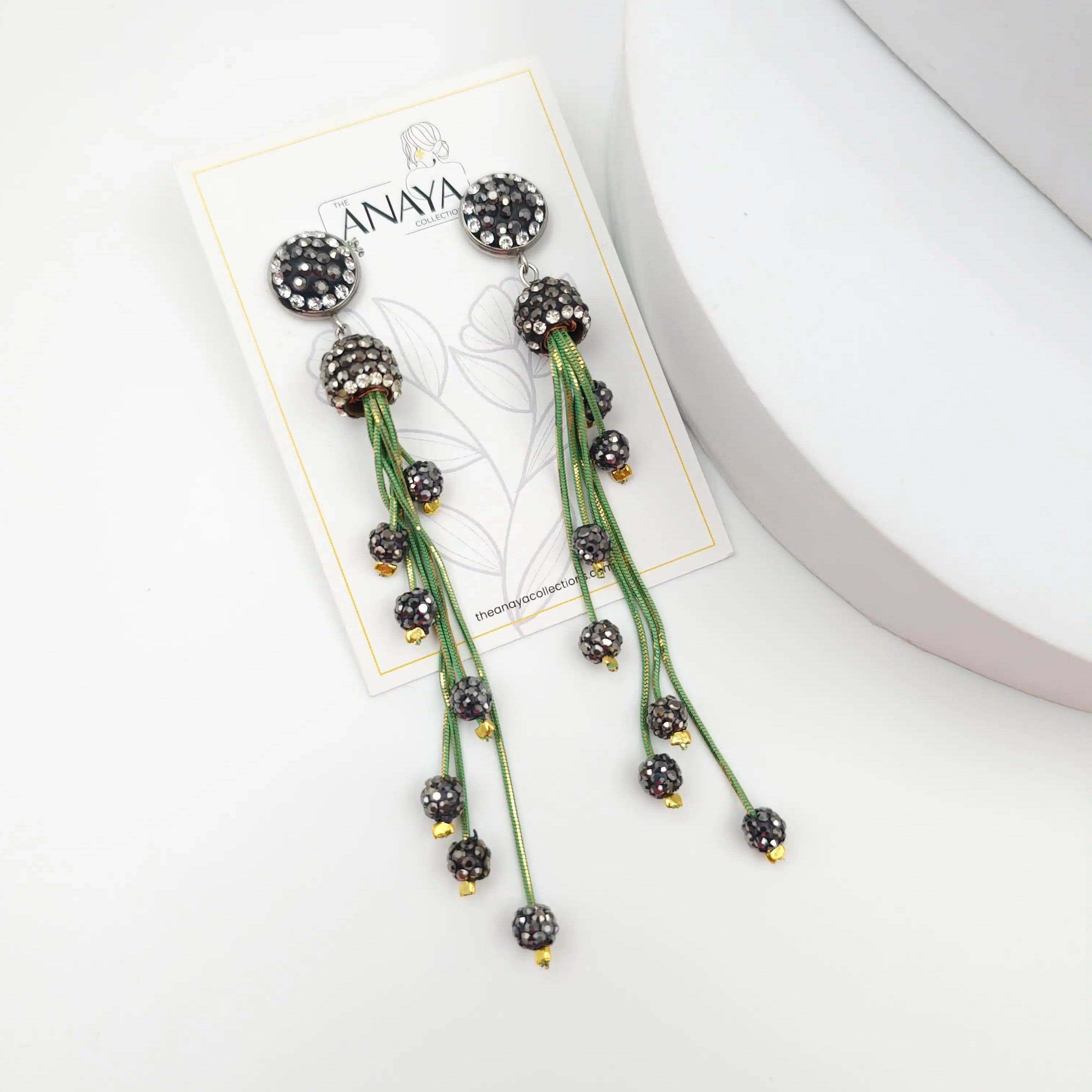 Italian Grace Tassel Radiance Earrings