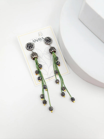 Italian Grace Tassel Radiance Earrings