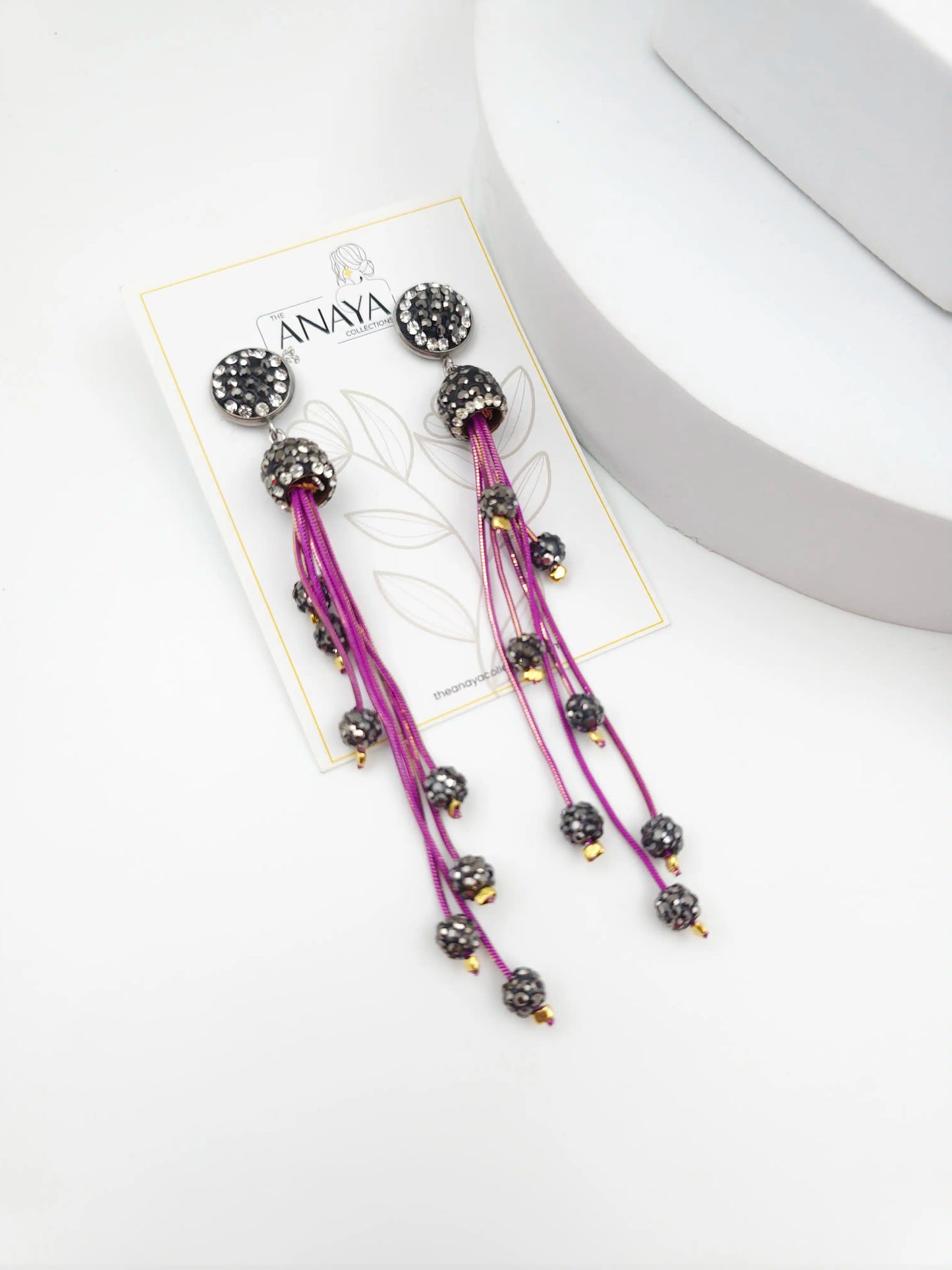 Italian Grace Tassel Radiance Earrings