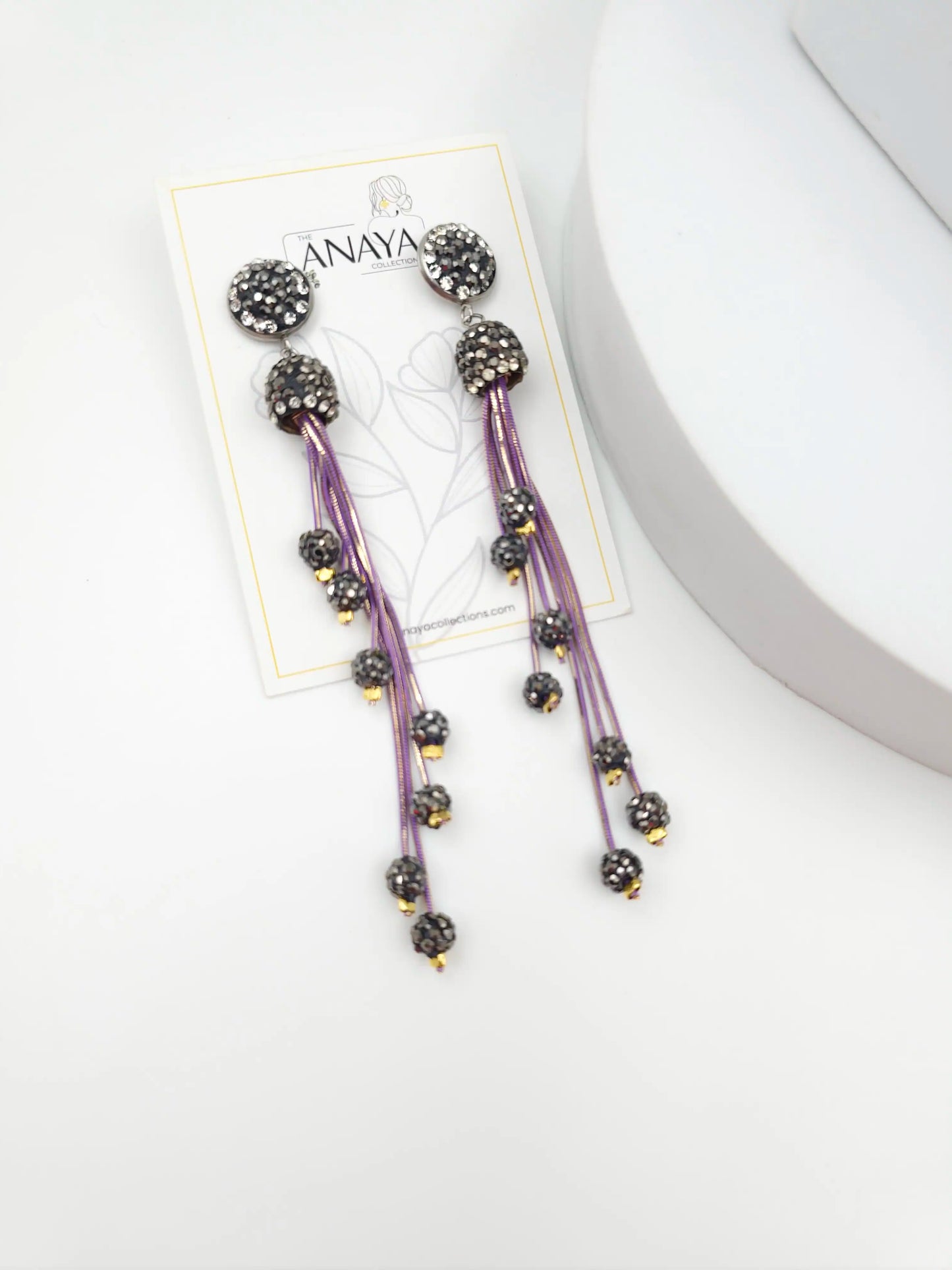 Italian Grace Tassel Radiance Earrings