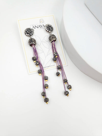Italian Grace Tassel Radiance Earrings