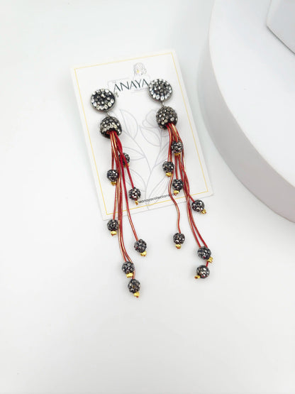 Italian Grace Tassel Radiance Earrings