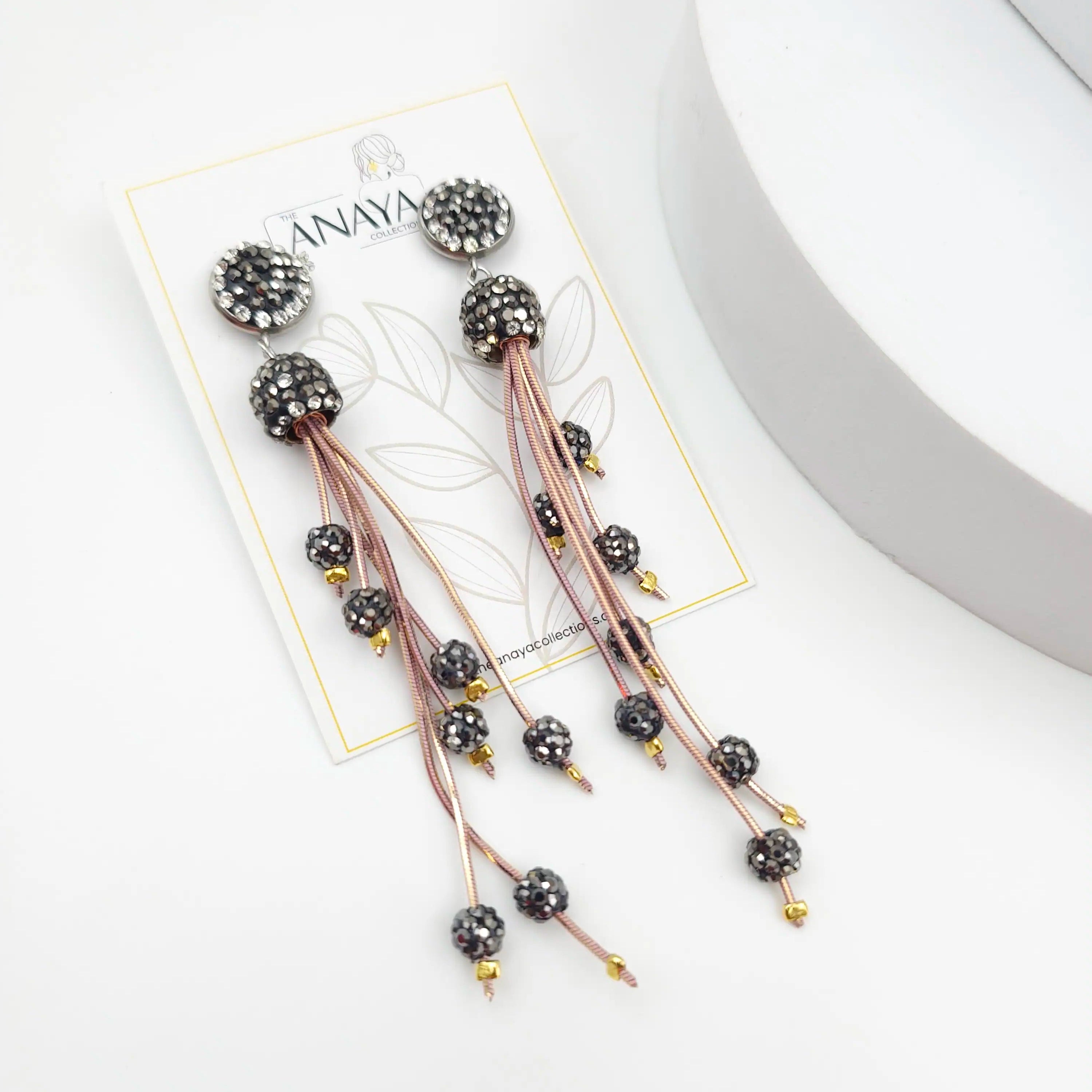 Italian Grace Tassel Radiance Earrings