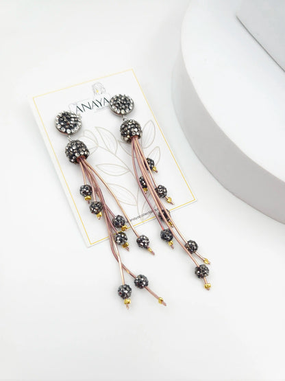 Italian Grace Tassel Radiance Earrings