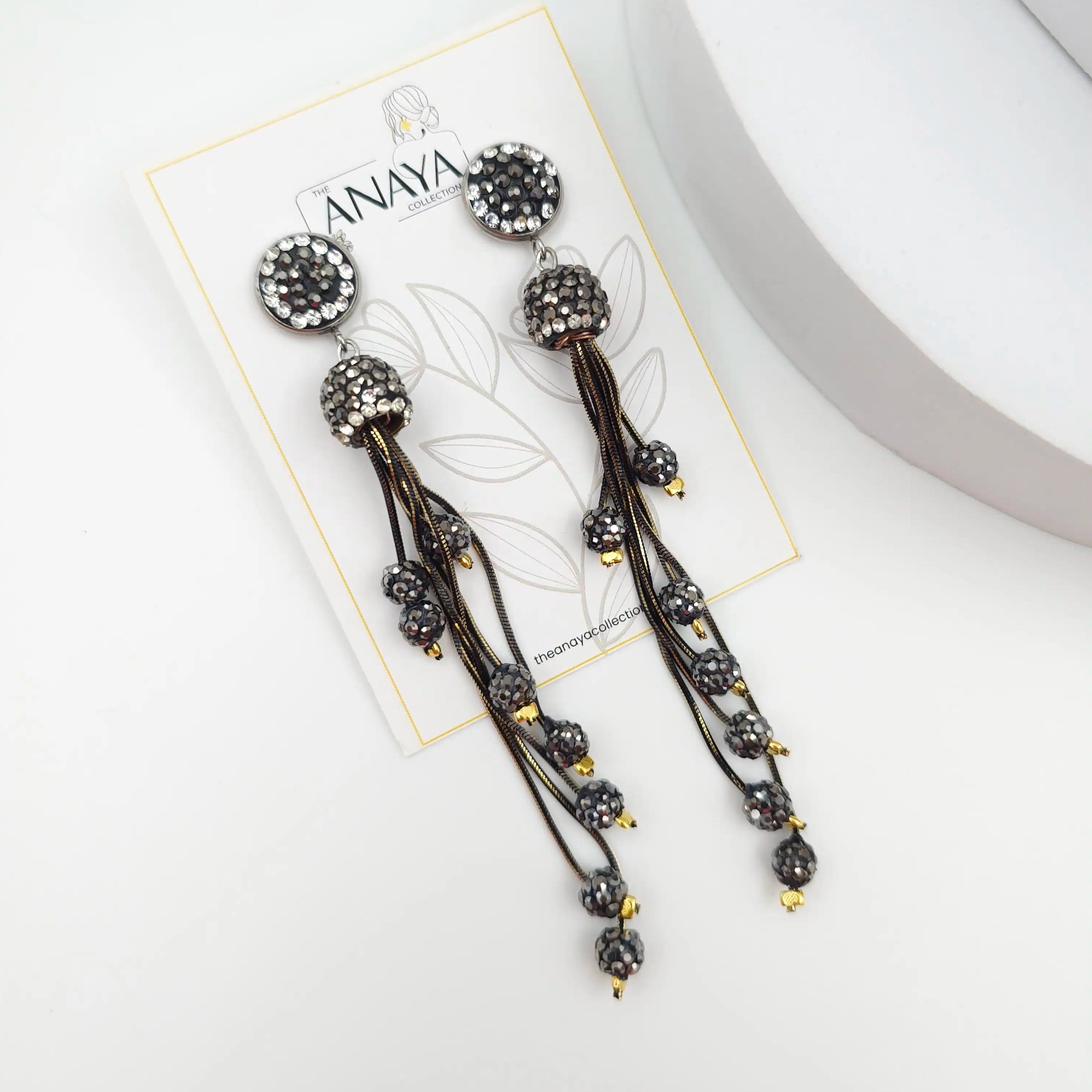 Italian Grace Tassel Radiance Earrings