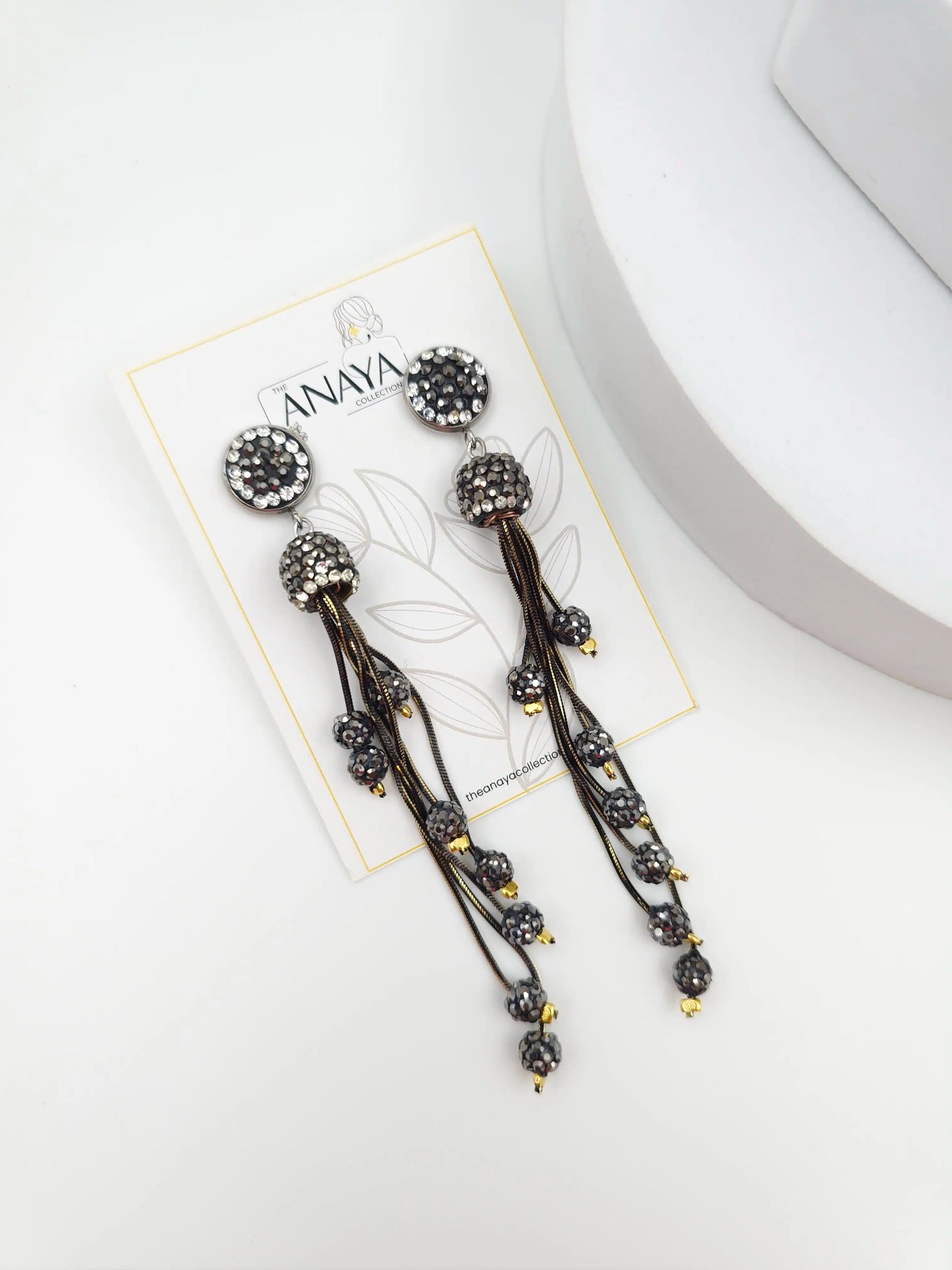 Italian Grace Tassel Radiance Earrings