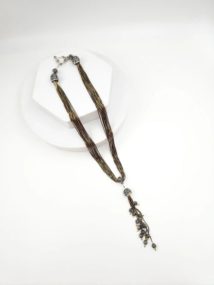 Italian Grace Tassel Radiance Necklace