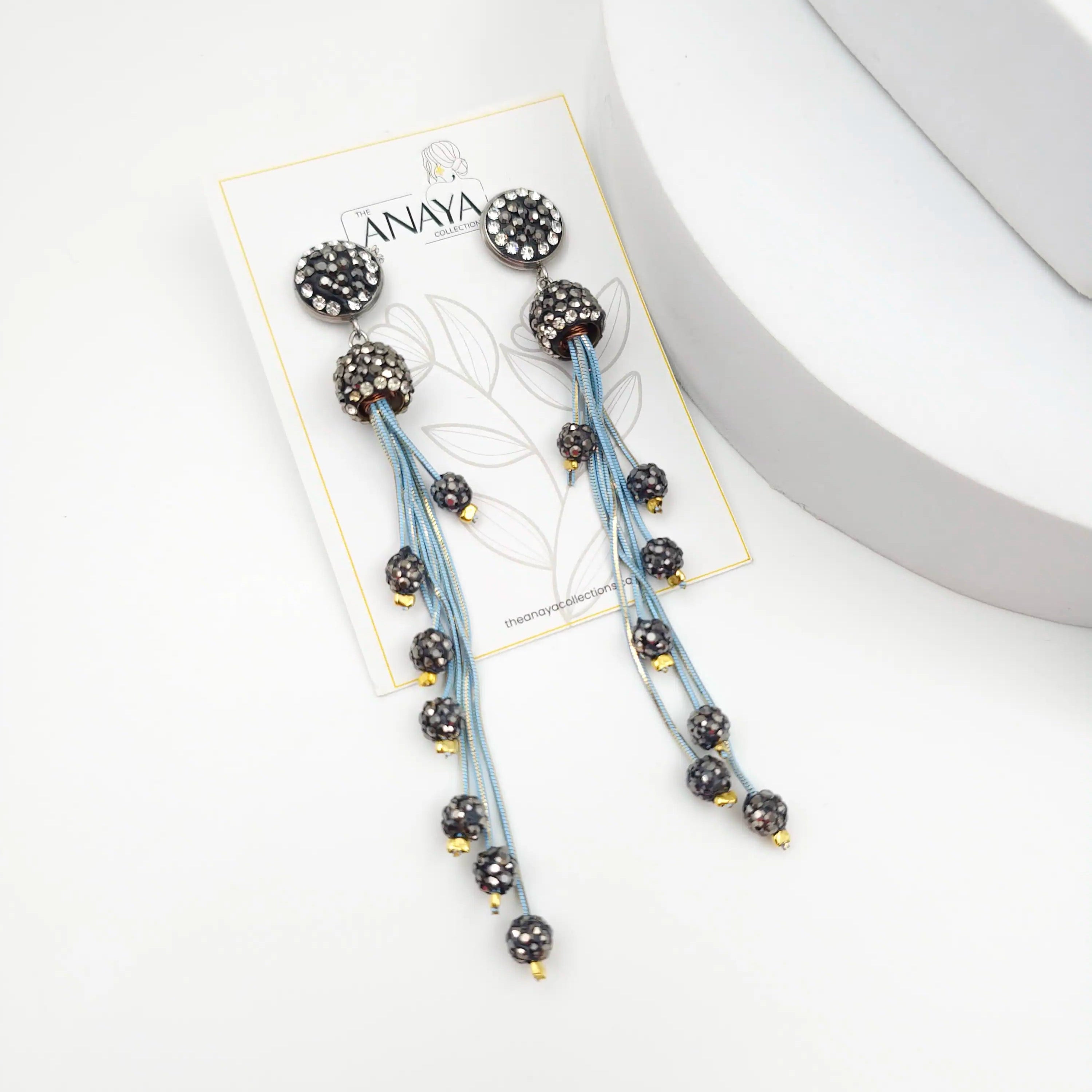 Italian Grace Tassel Radiance Earrings
