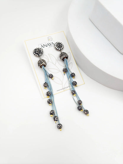 Italian Grace Tassel Radiance Earrings
