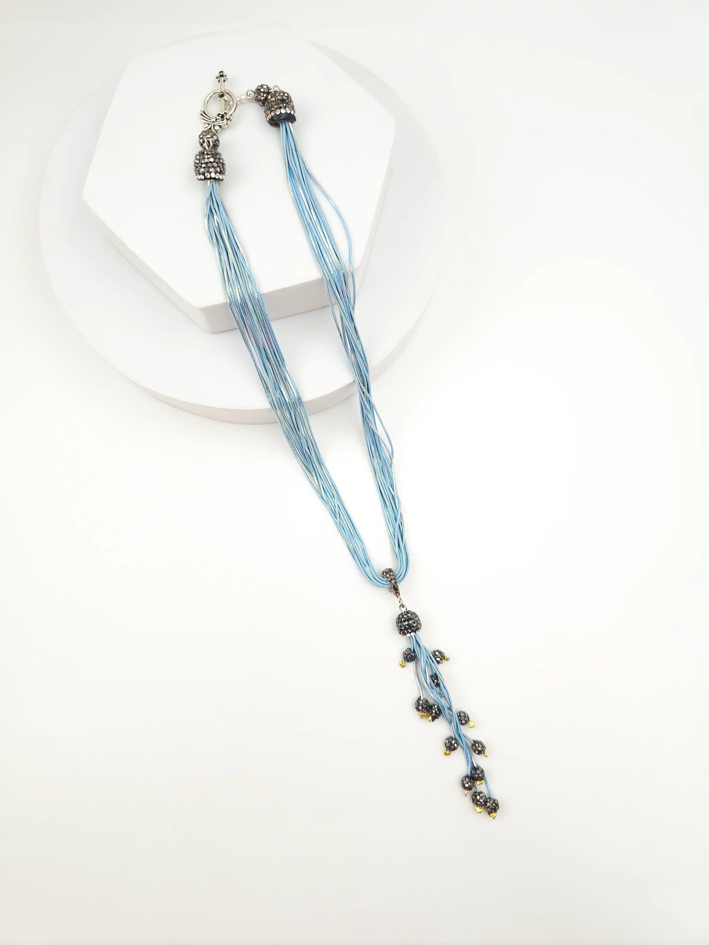 Italian Grace Tassel Radiance Necklace