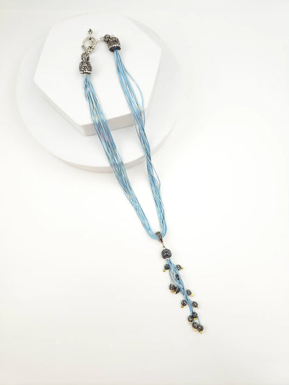 Italian Grace Tassel Radiance Necklace