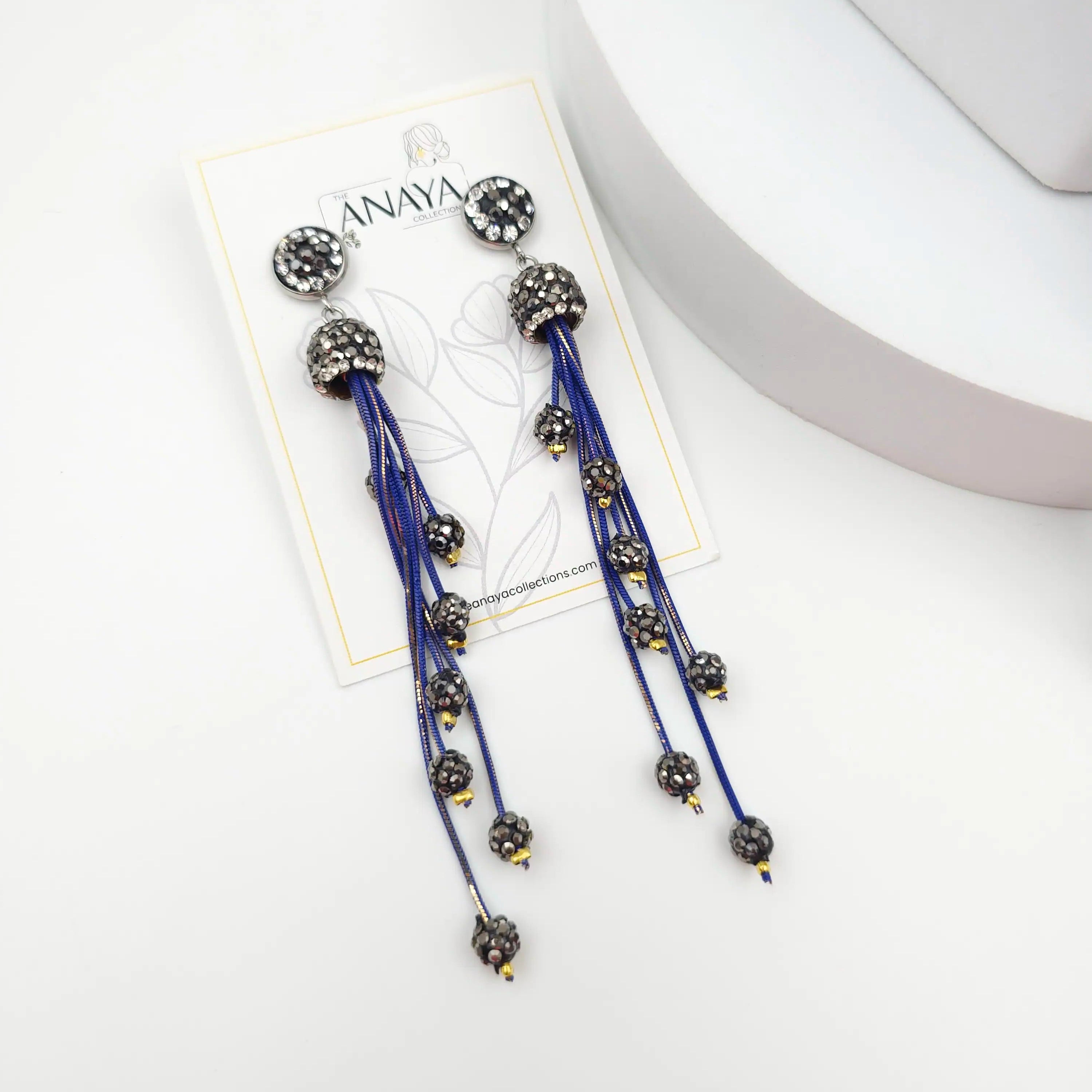 Italian Grace Tassel Radiance Earrings