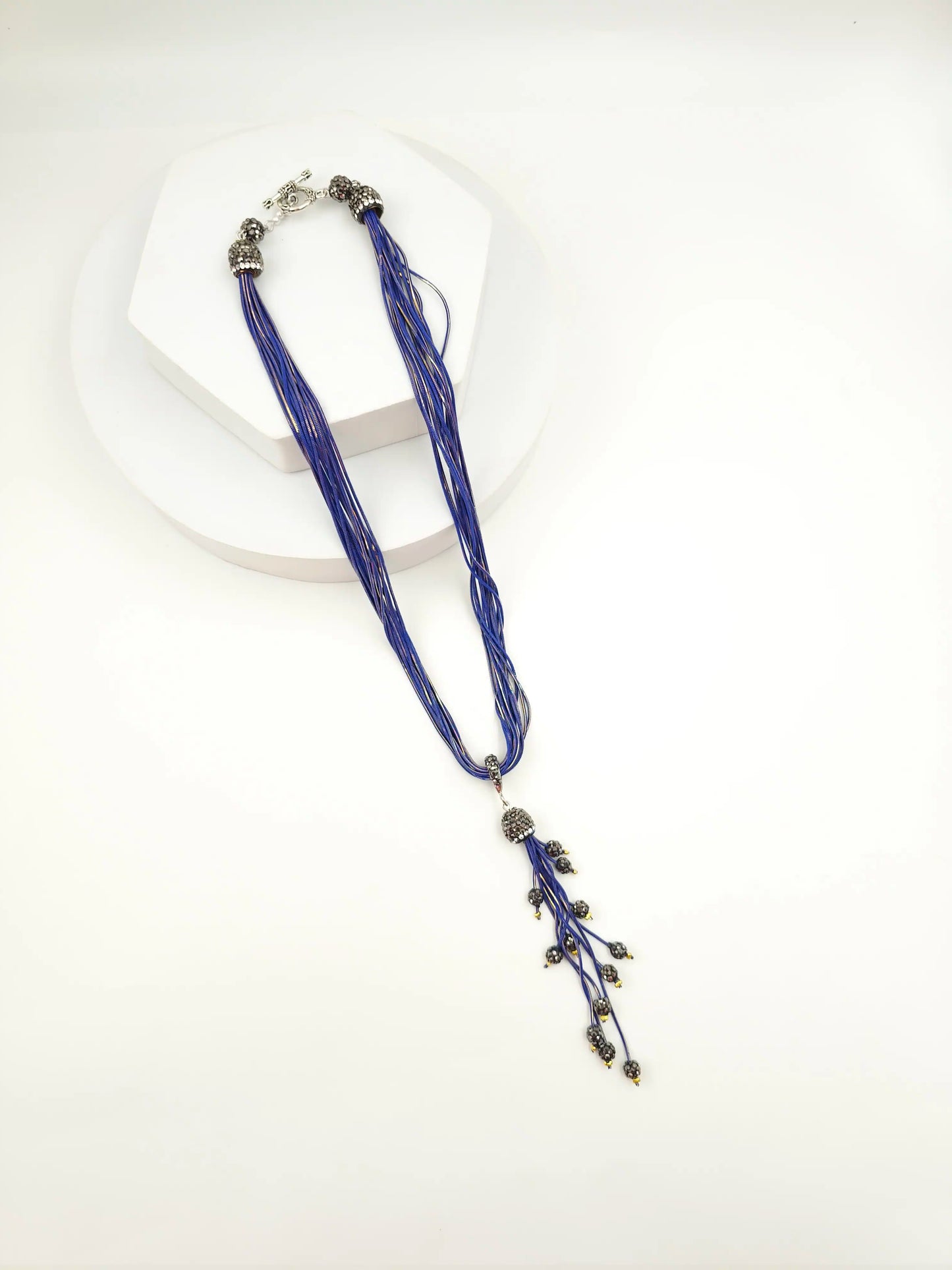 Italian Grace Tassel Radiance Necklace