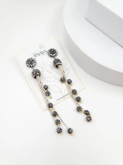 Italian Grace Tassel Radiance Earrings