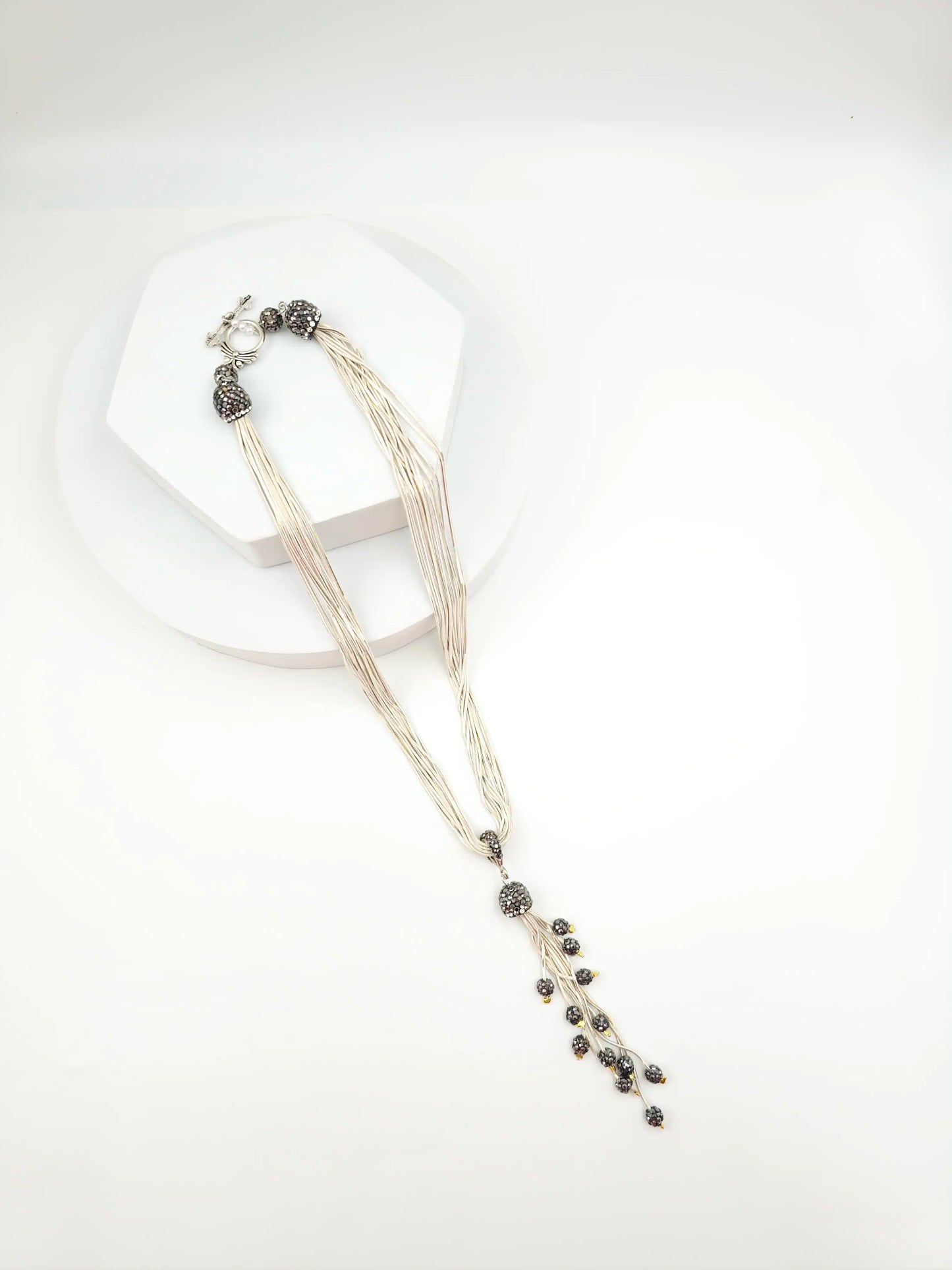 Italian Grace Tassel Radiance Necklace