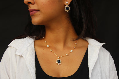 Sapphire Dainty Set