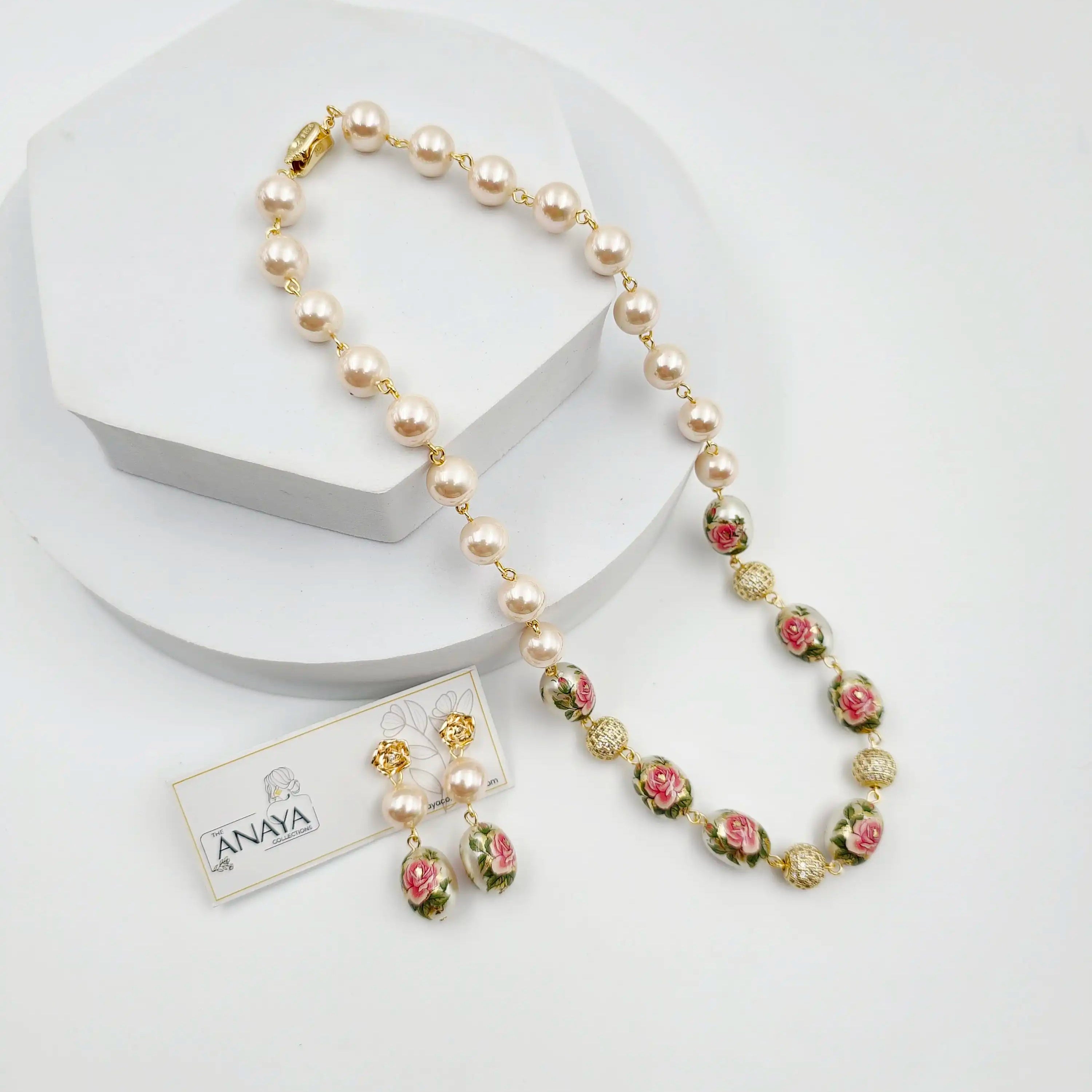 Floral Elegance Pearl Set
