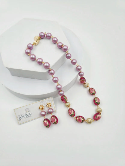 Japanese Decal Floral Elegance Pearl Set