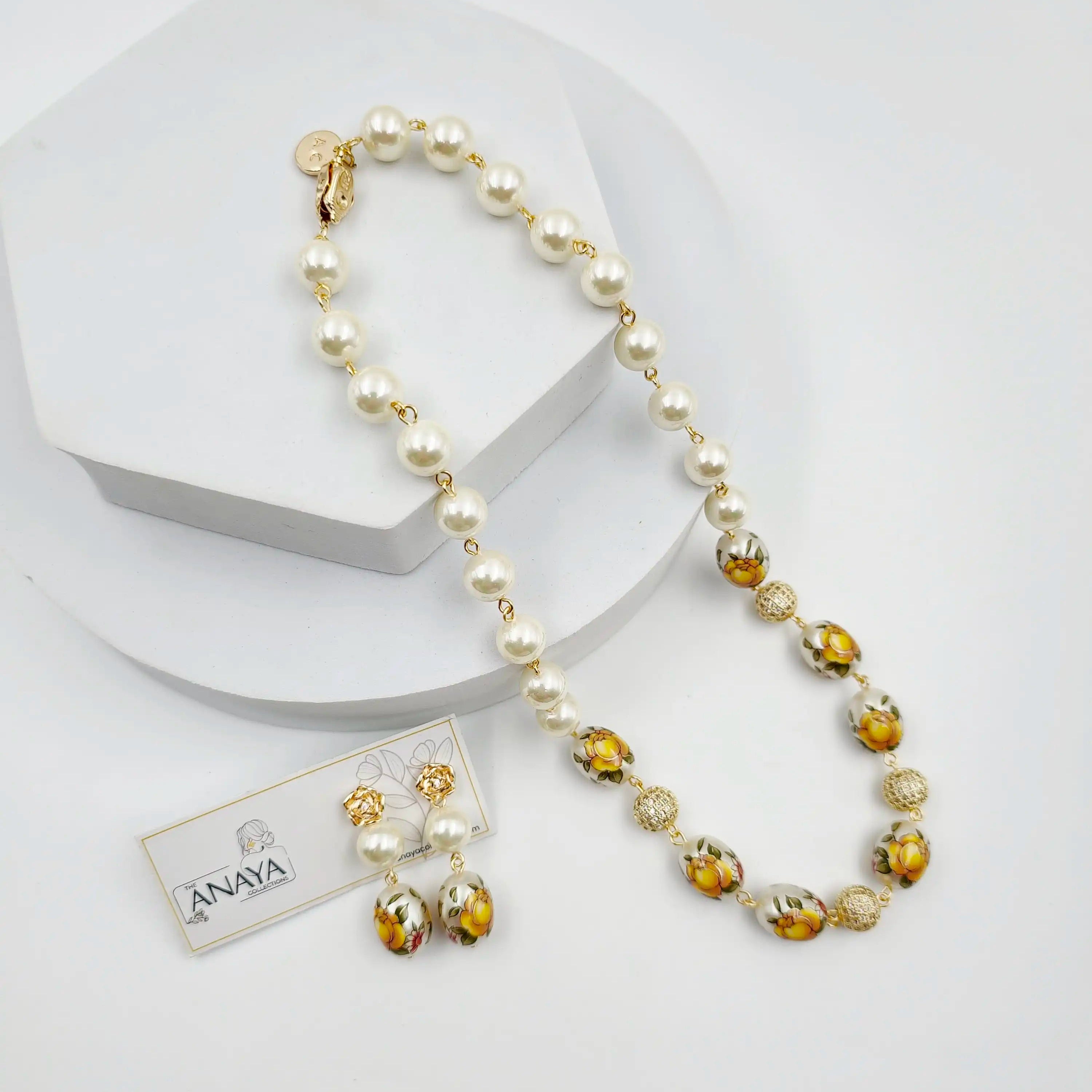 Floral Elegance Pearl Set