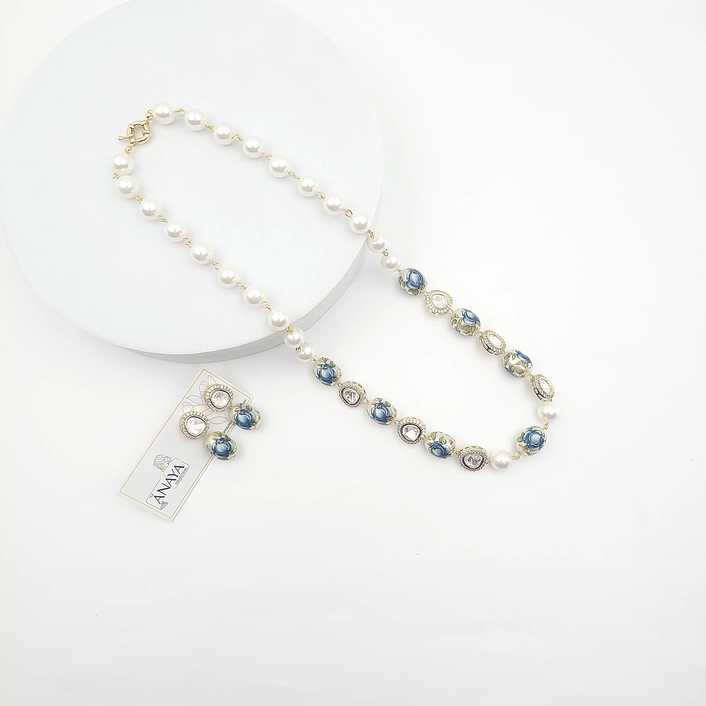 Floral Elegance Kundan Set