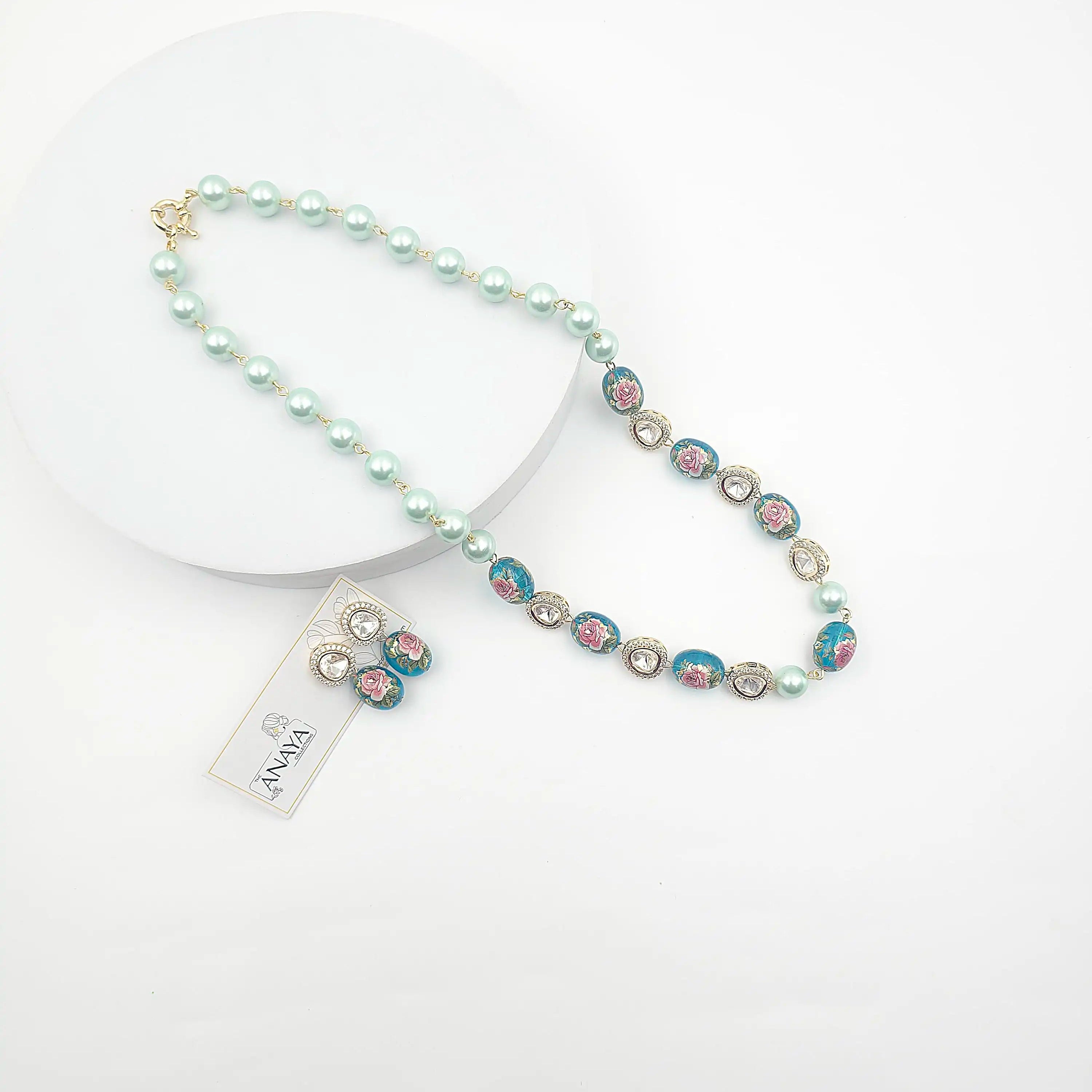 Floral Elegance Kundan Set