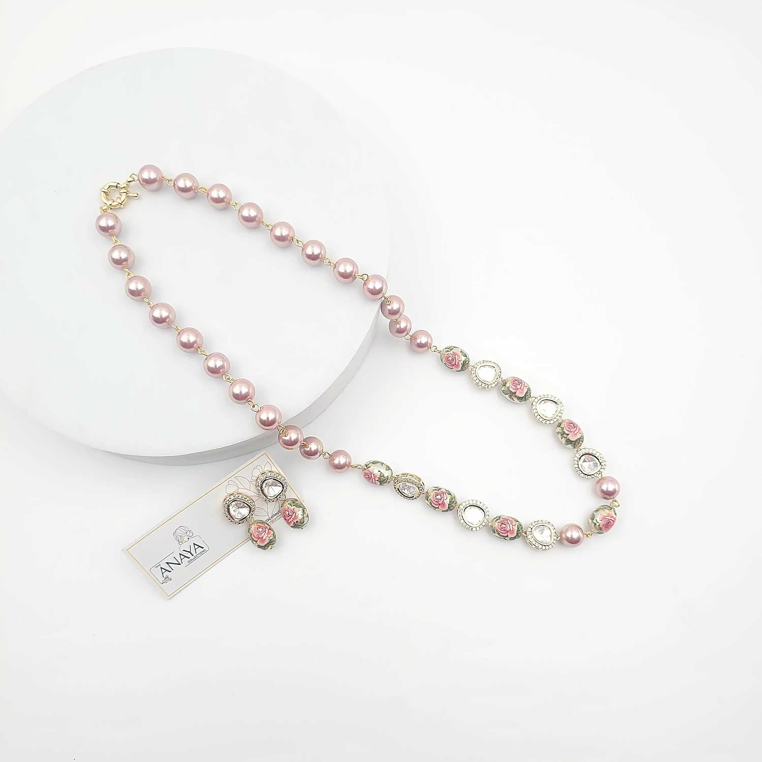 Floral Elegance Kundan Set