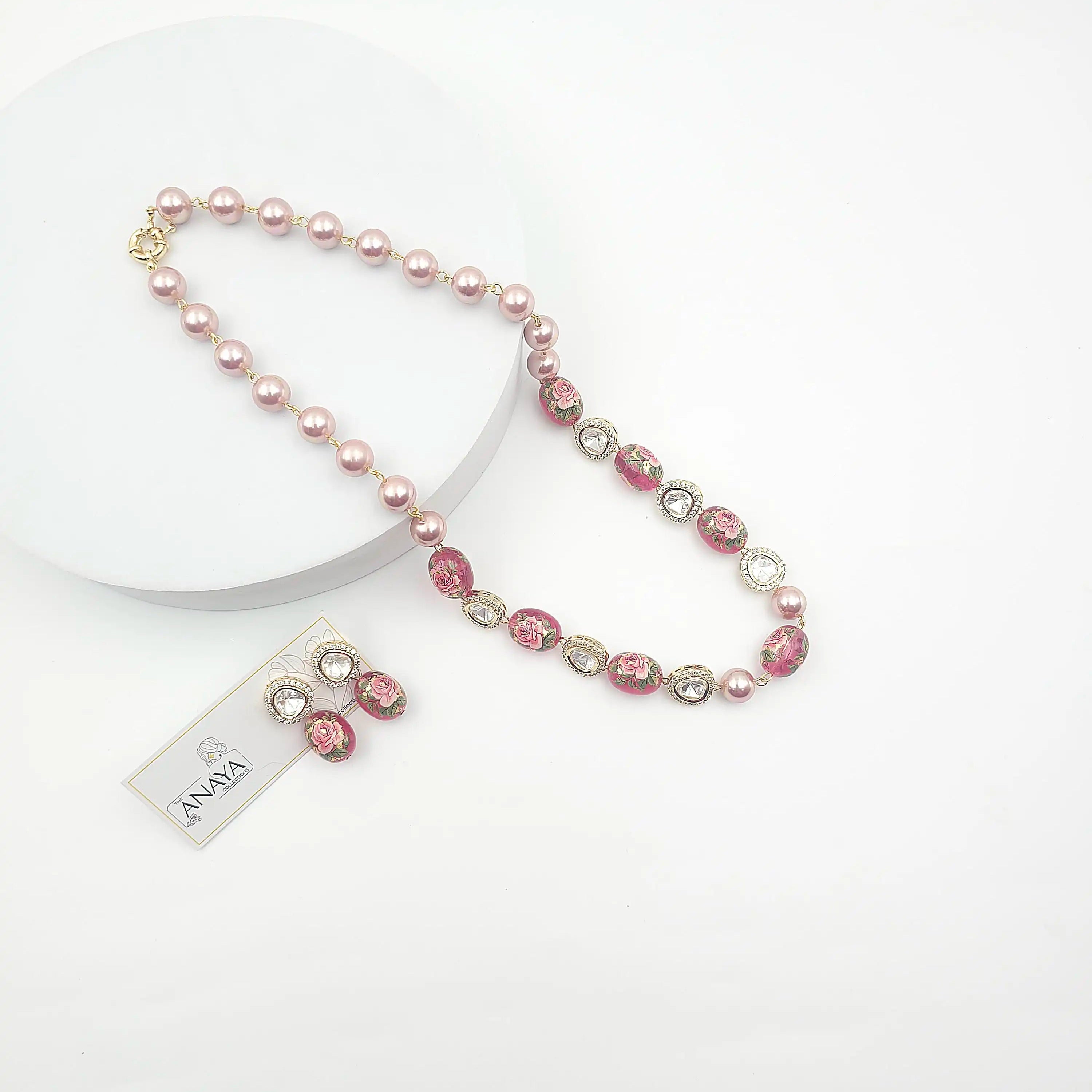 Floral Elegance Kundan Set