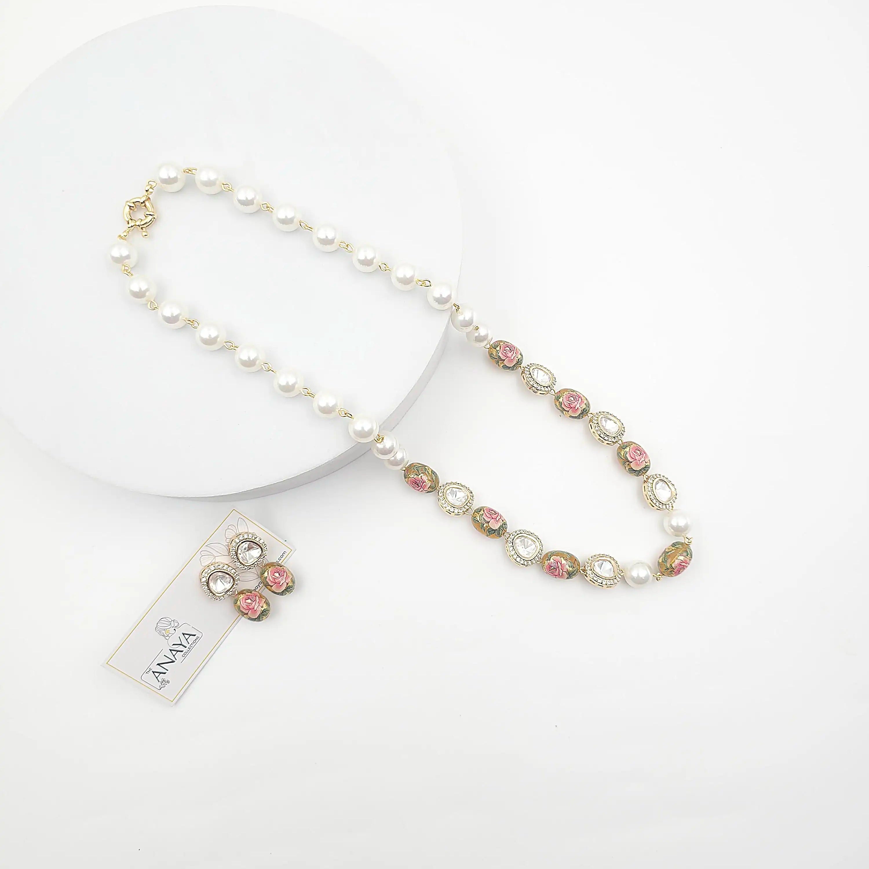 Floral Elegance Kundan Set