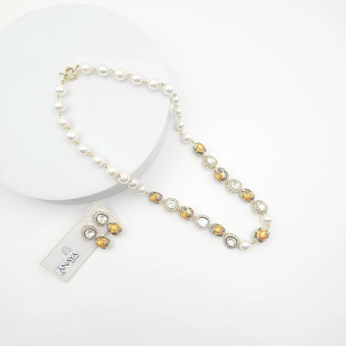 Floral Elegance Kundan Set