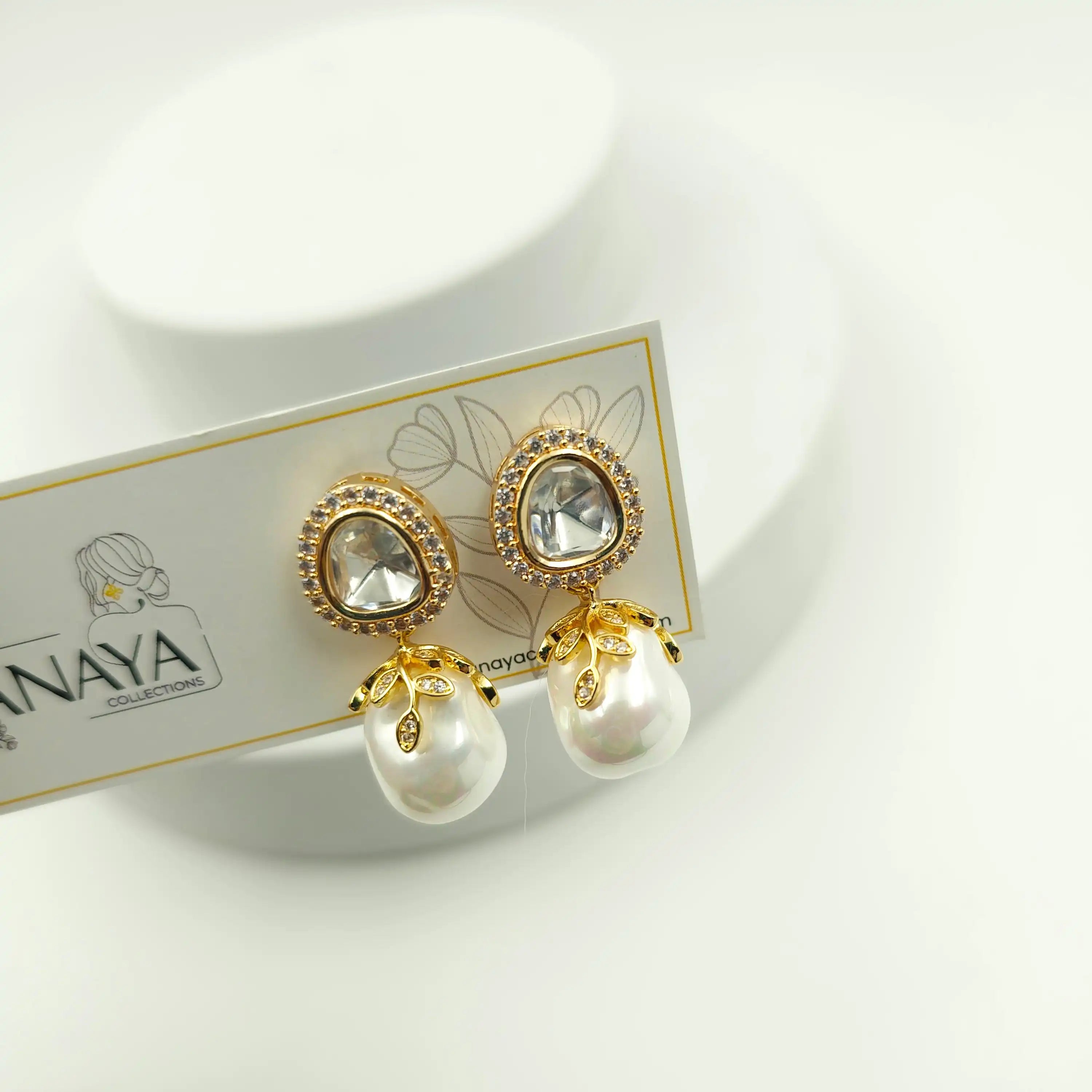Kundan Renaissance Baroque Earrings