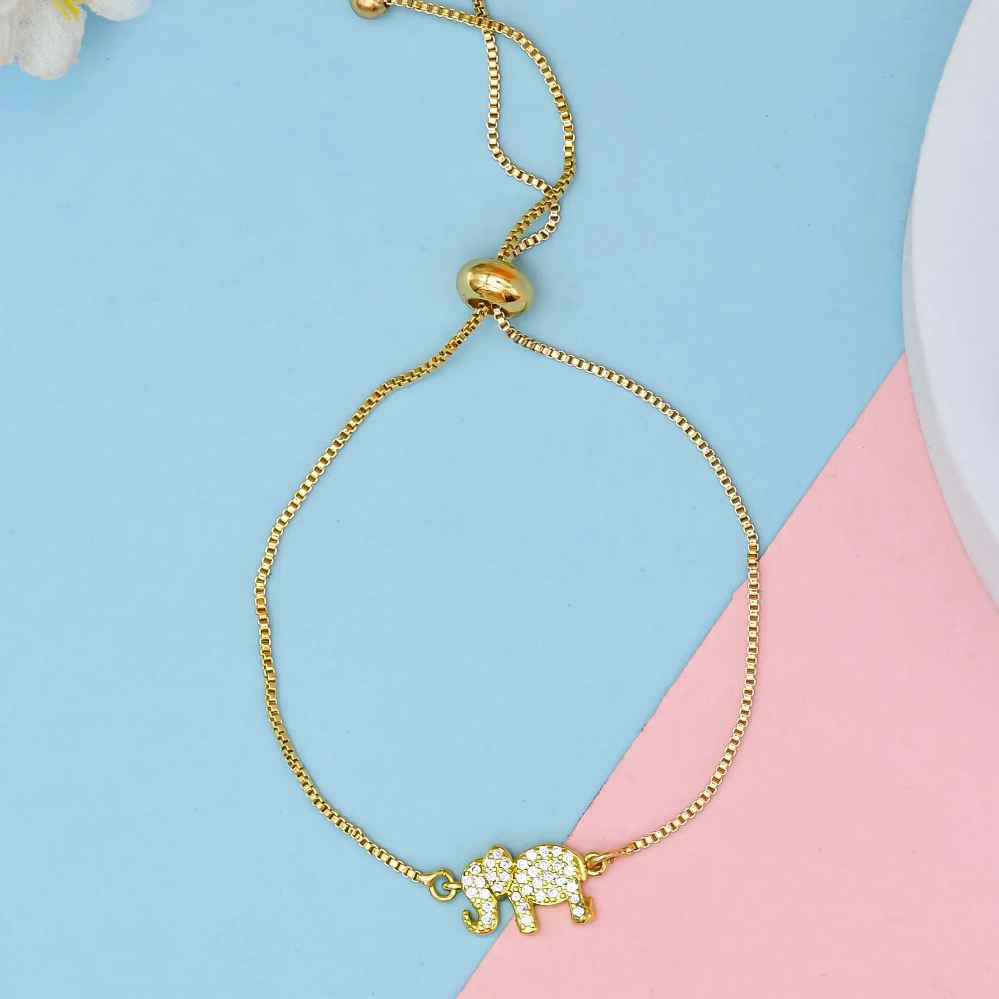 Lucky Elephant Pull Bracelet