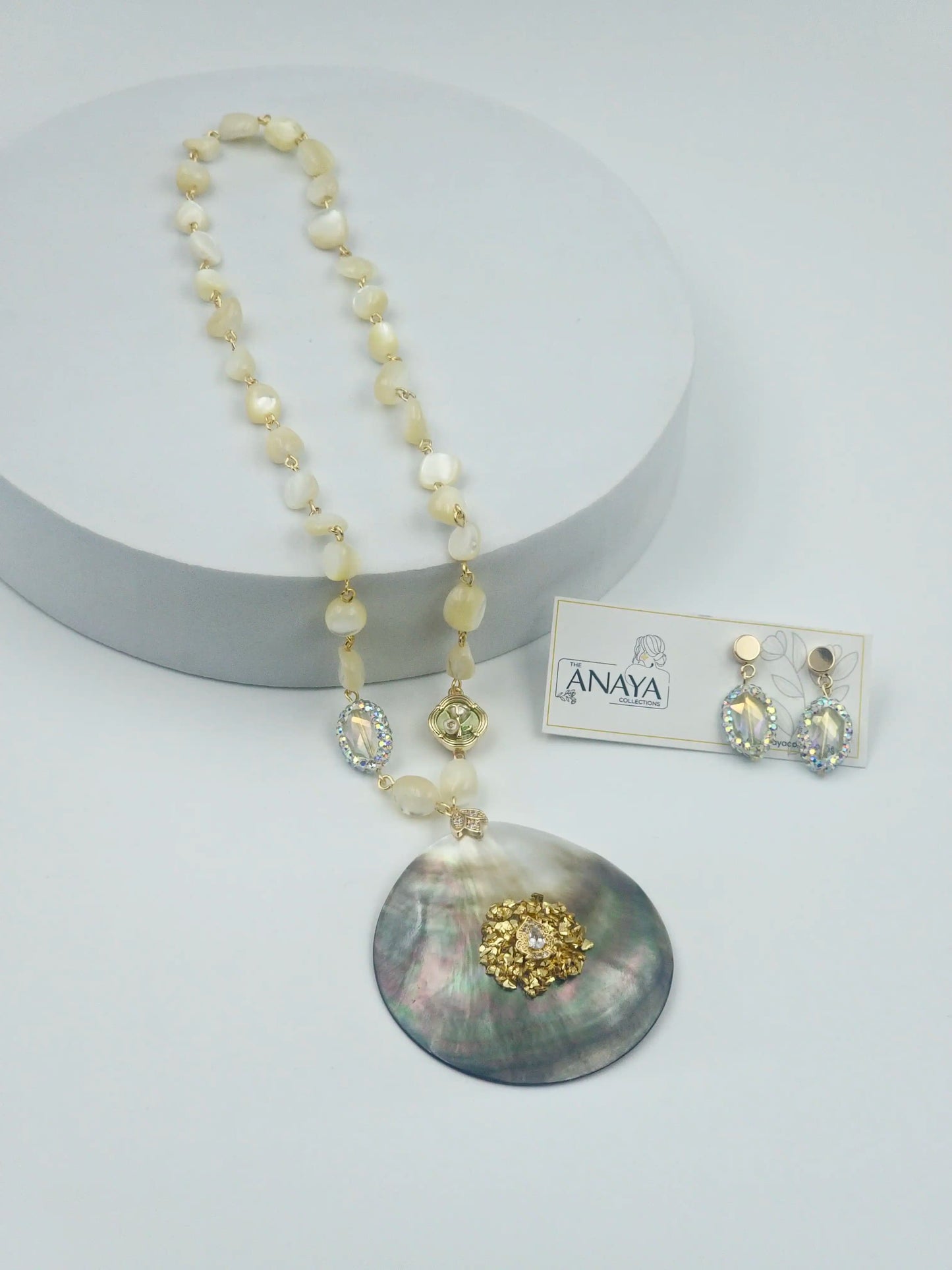 Mother of Pearl (MOP) & Gold Foil Designer Set