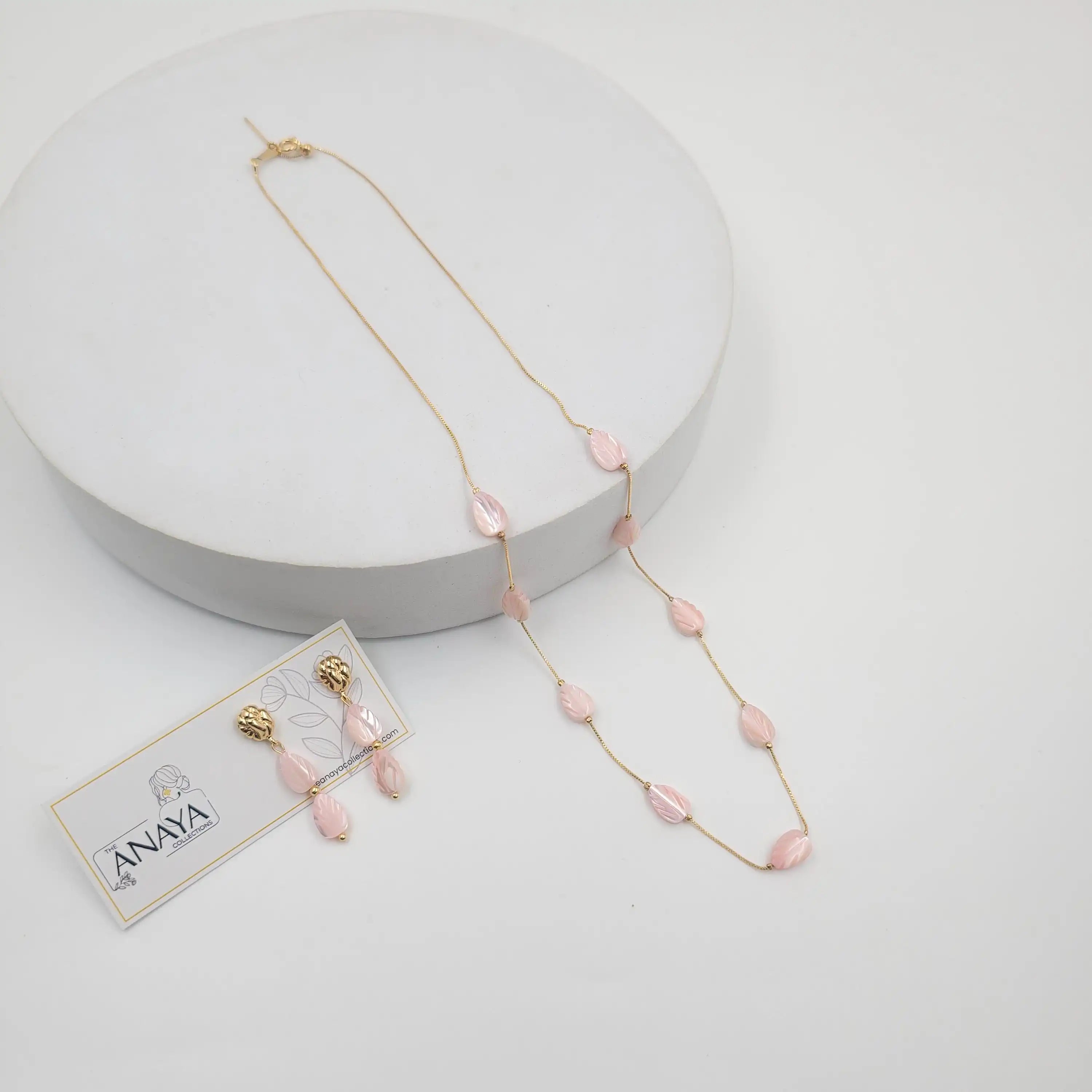 MOP Leaf Dainty Set