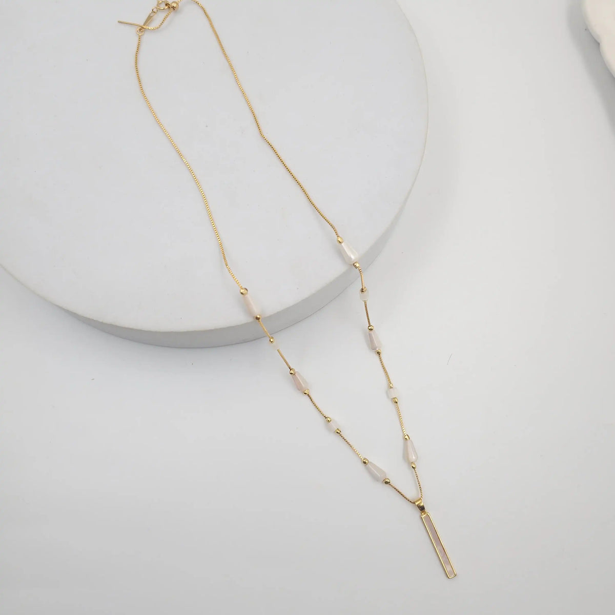 MOP Stick Dainty Necklace