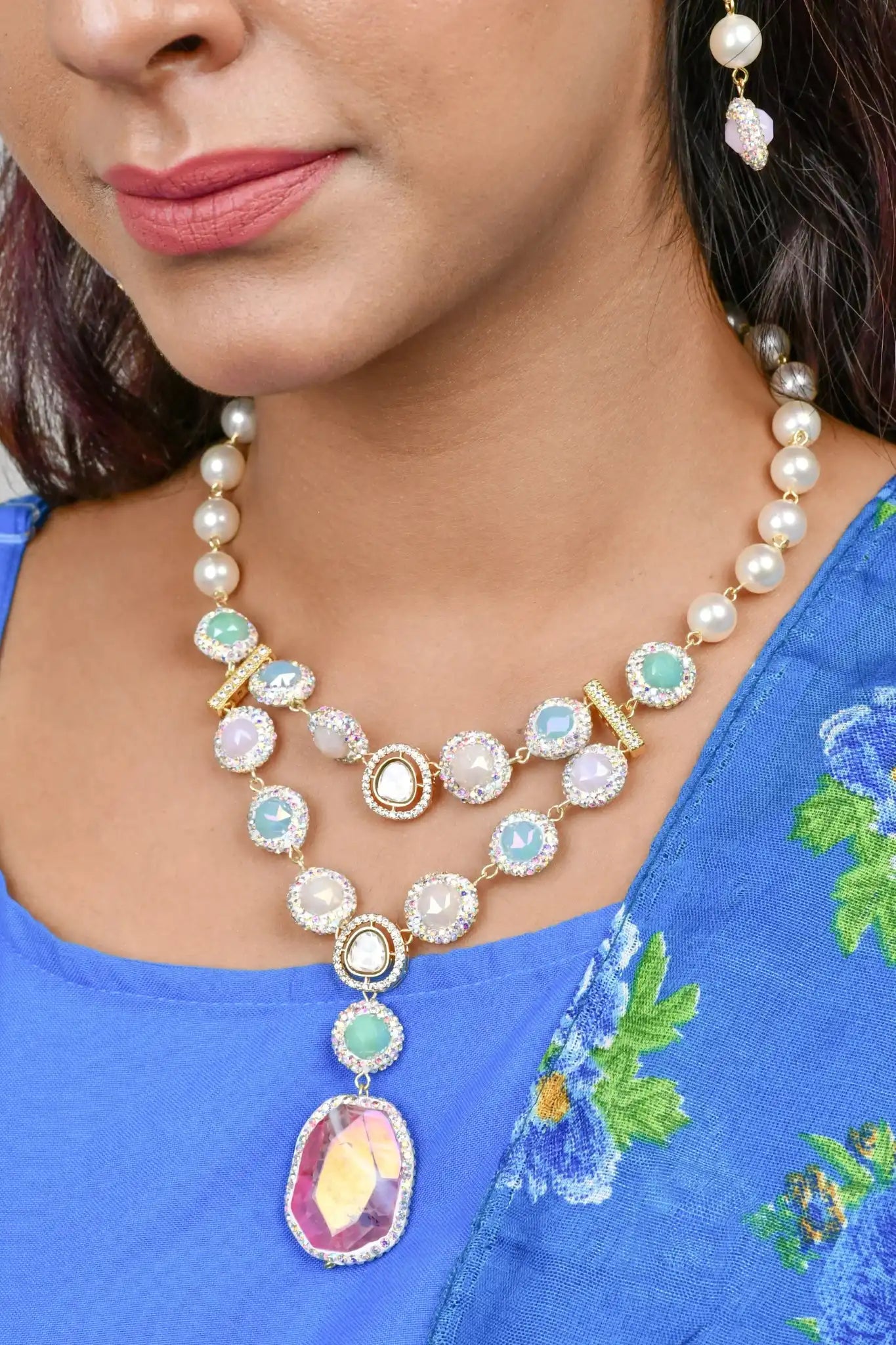 Marcasite Agate Crystal Glow Set