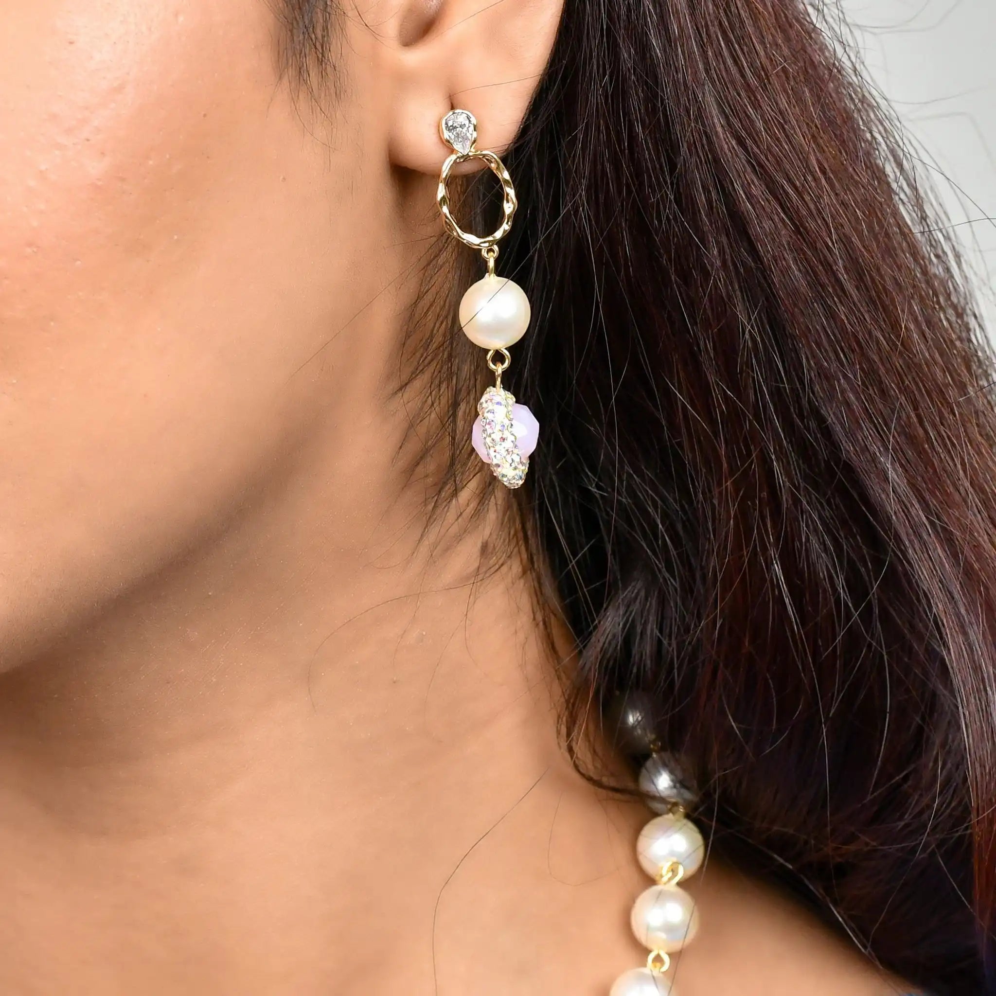 Marcasite Agate Crystal Glow Set