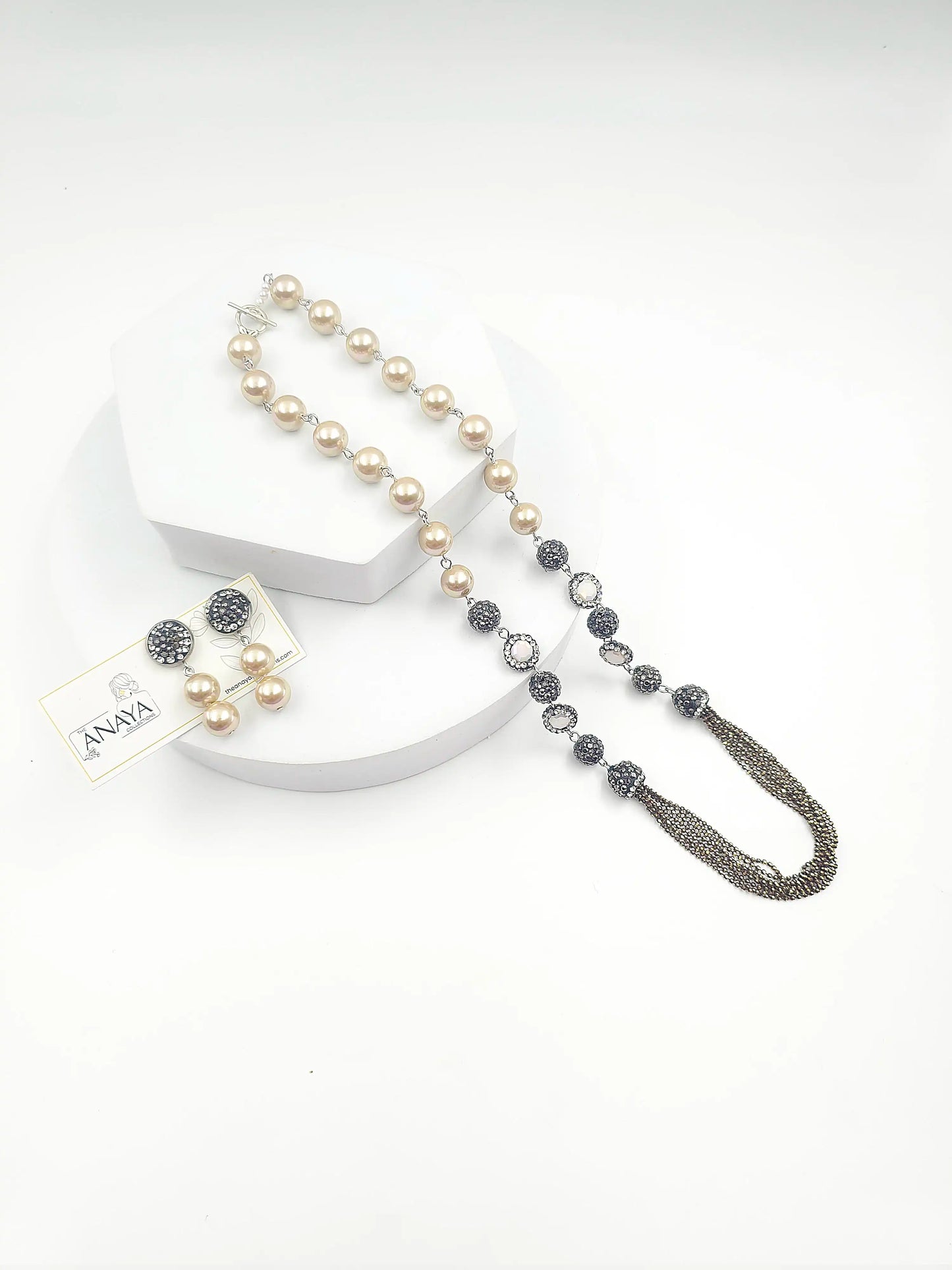 Marcasite Pearl Grace Set