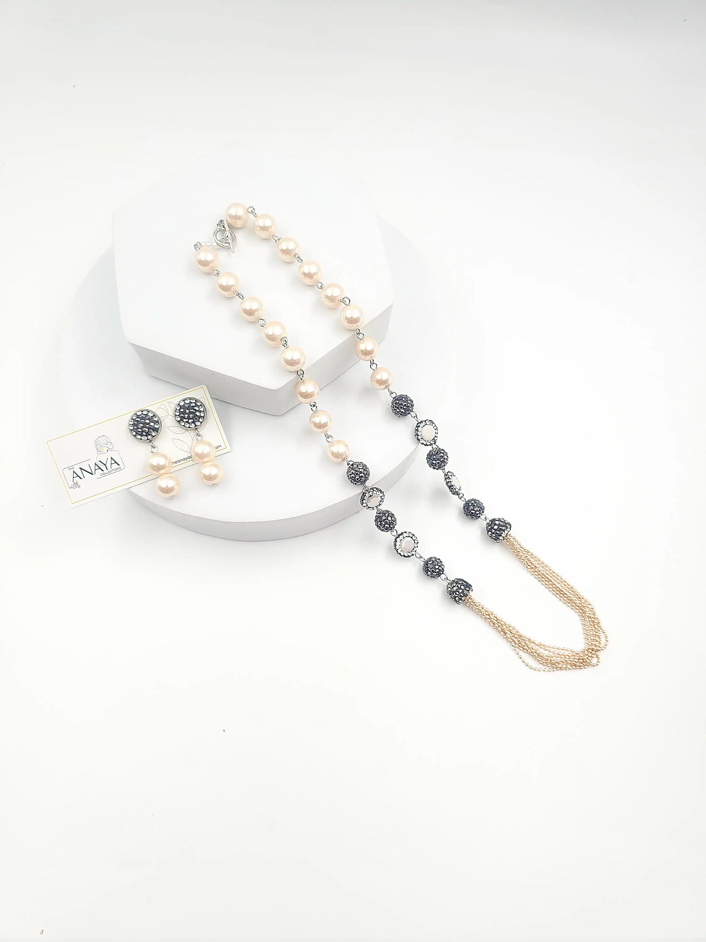 Marcasite Pearl Grace Set