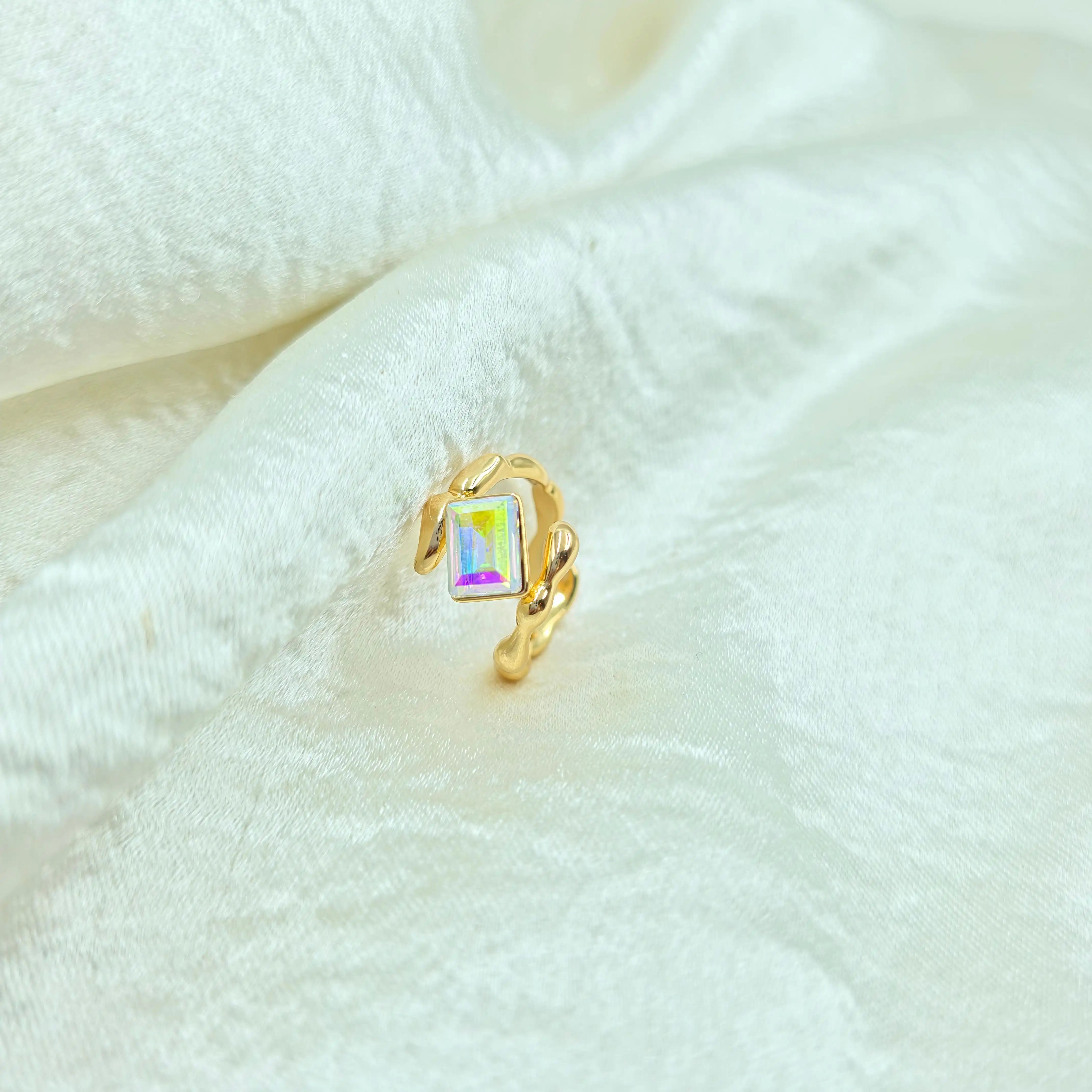 Melting Stone Ring