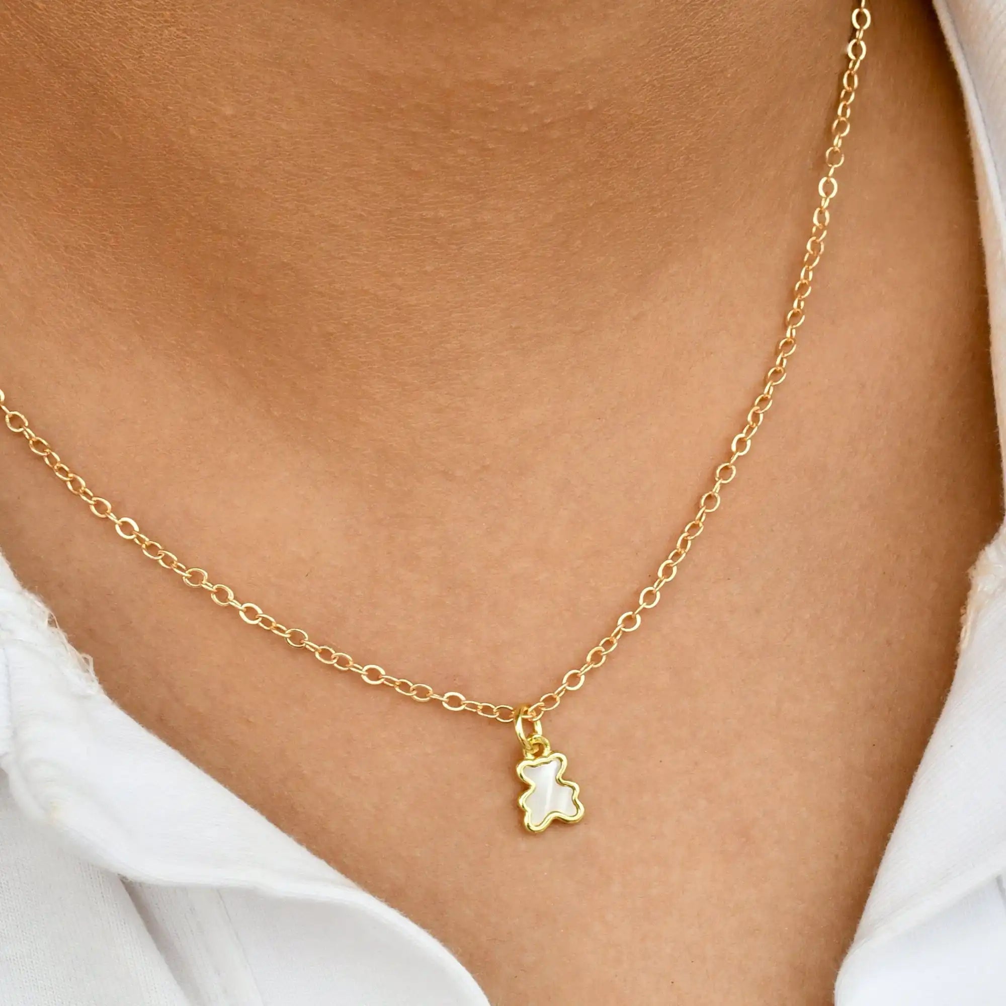 Mini Teddy Pendant Chain