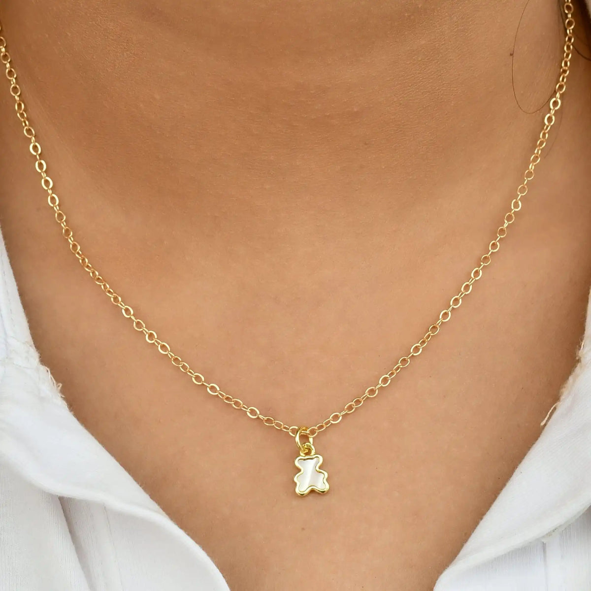 Mini Teddy Pendant Chain