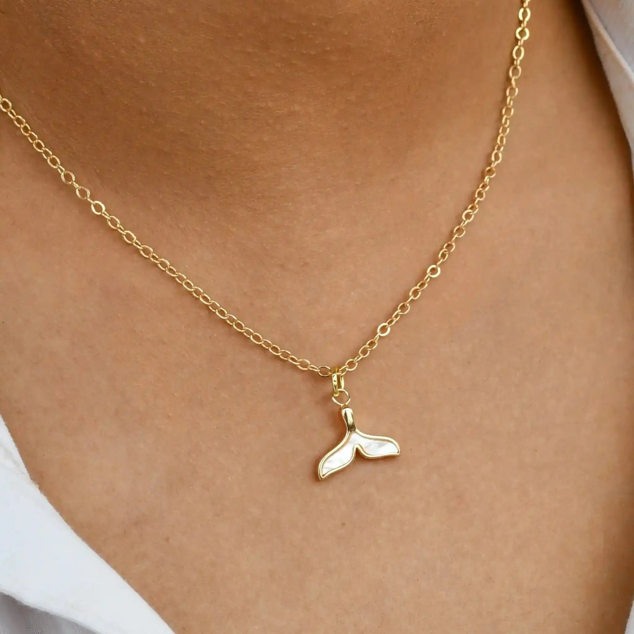 MOP Mermaid Pendant Chain