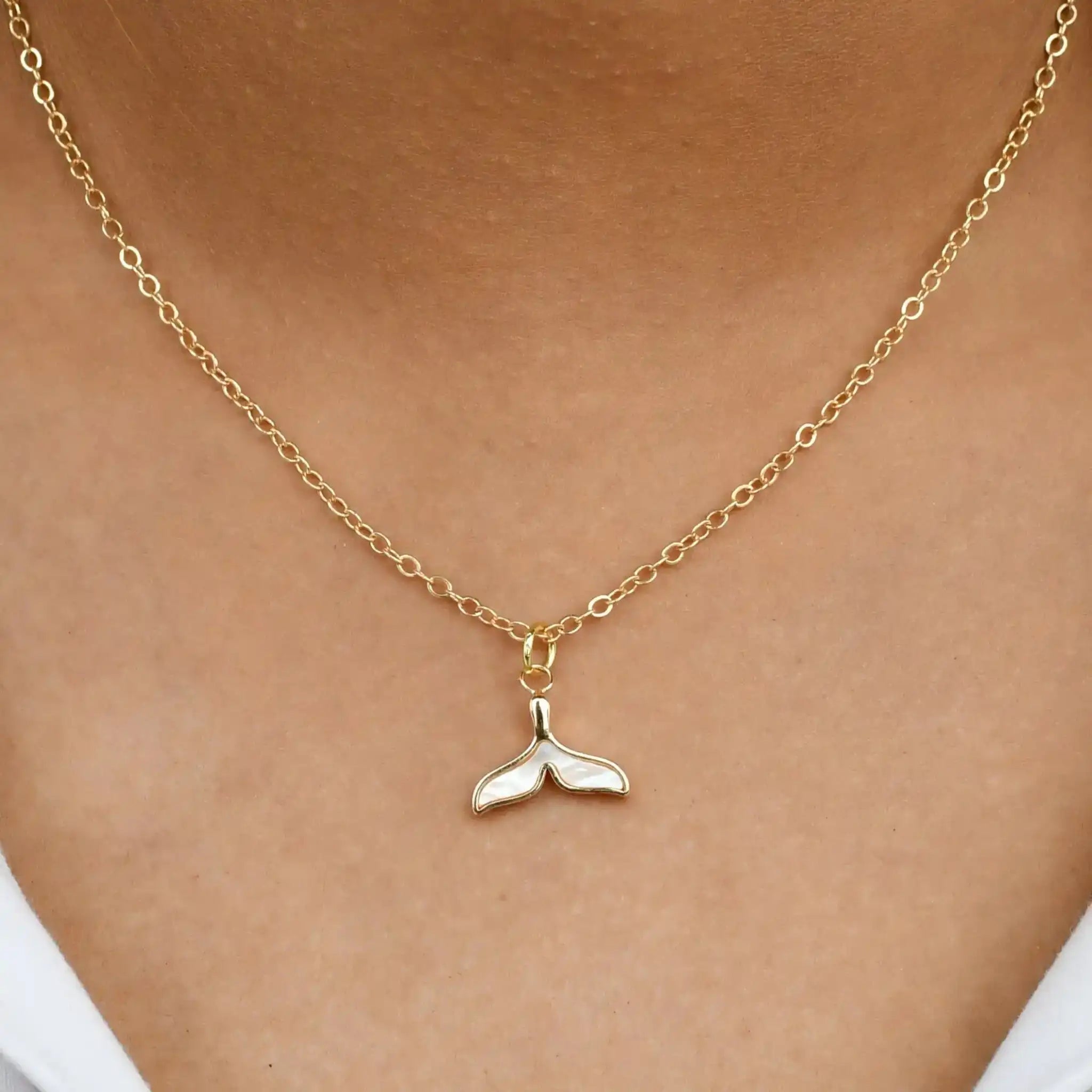 MOP Mermaid Pendant Chain