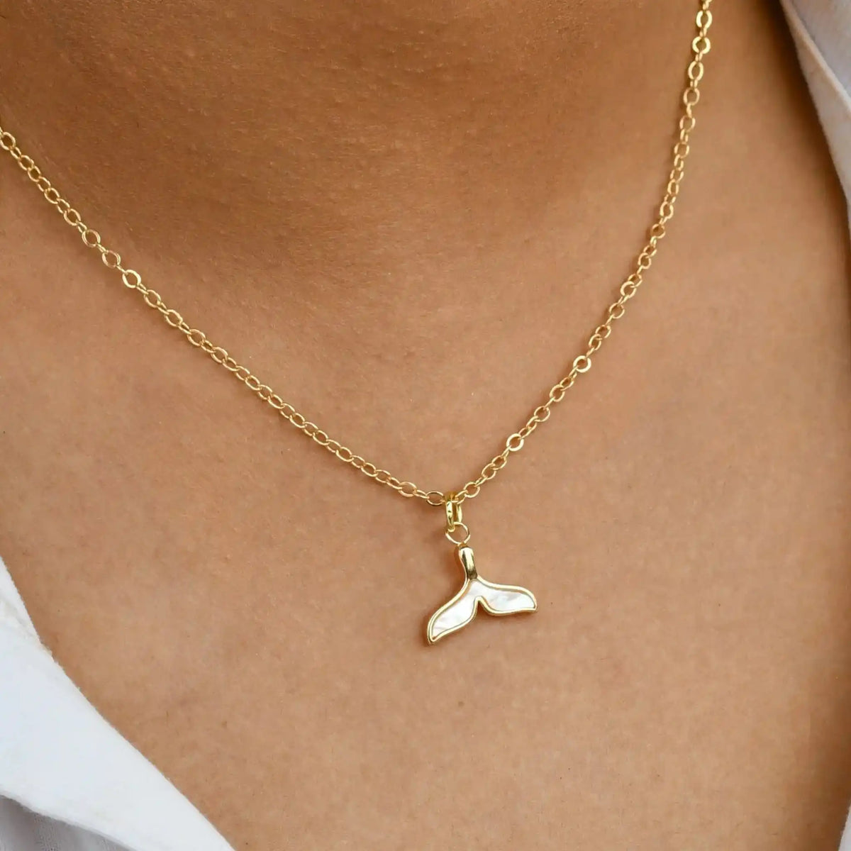 MOP Mermaid Pendant Chain