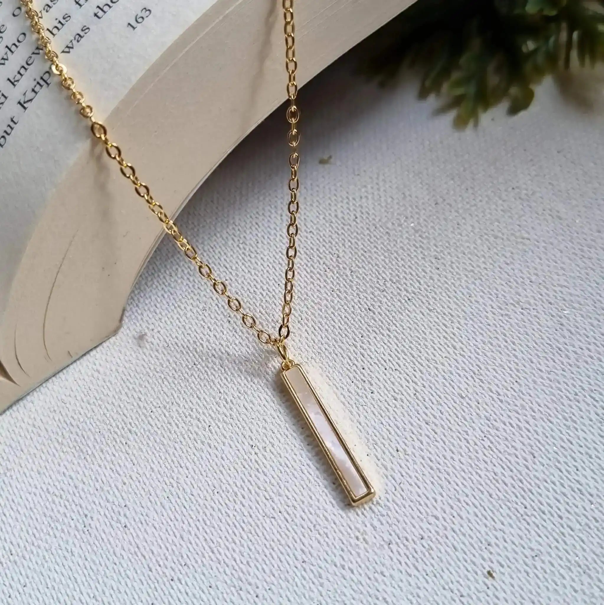 MOP Stick Pendant Chain