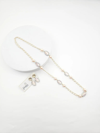 Mystic Shell Pearl Necklace