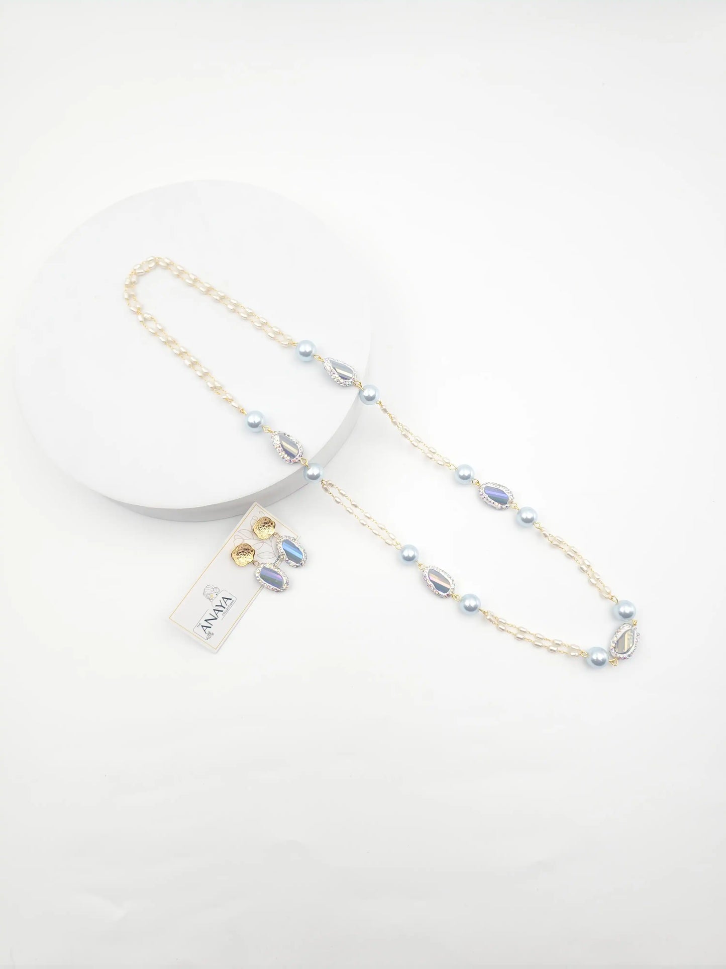 Mystic Shell Pearl Necklace